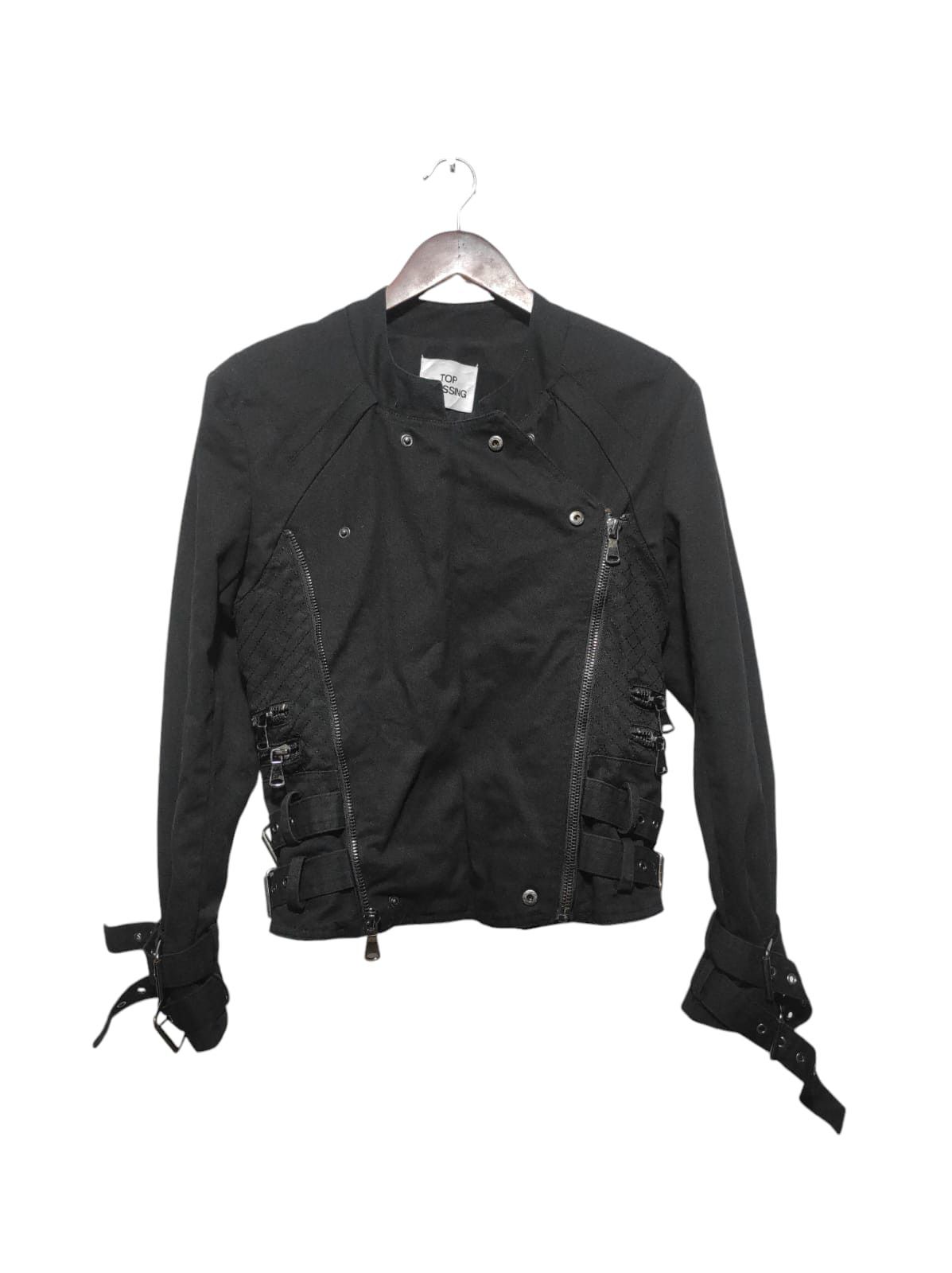 14th Addiction × GOSTAR DE FUGA Fuga Waxed Double Zip Faux Fur