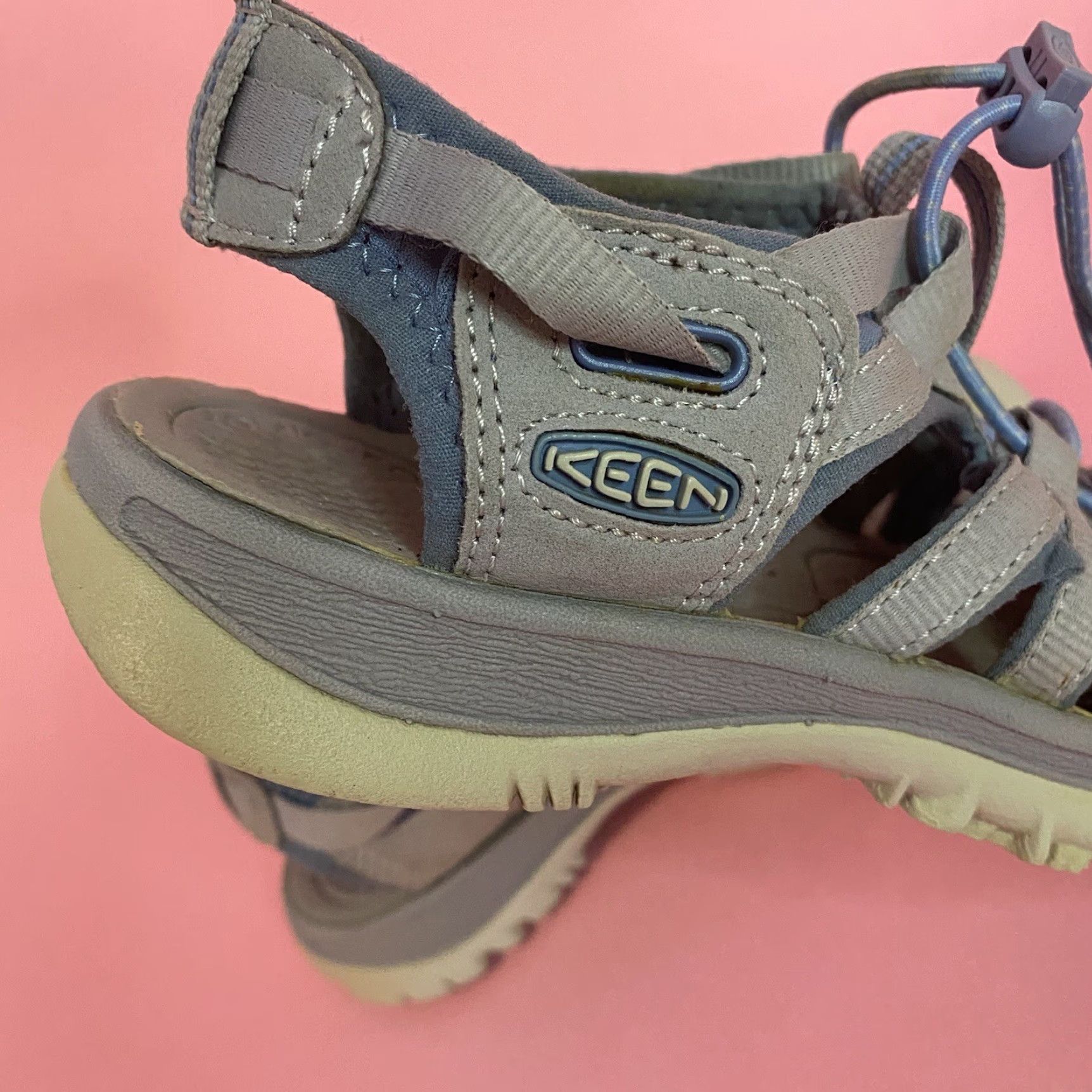 KEEN Keen Women's Whisper Waterproof Sandals Size 6.5 Blue Shadow/Alloy 1017357 Pair Size US 4 / IT 34 - 4 Thumbnail
