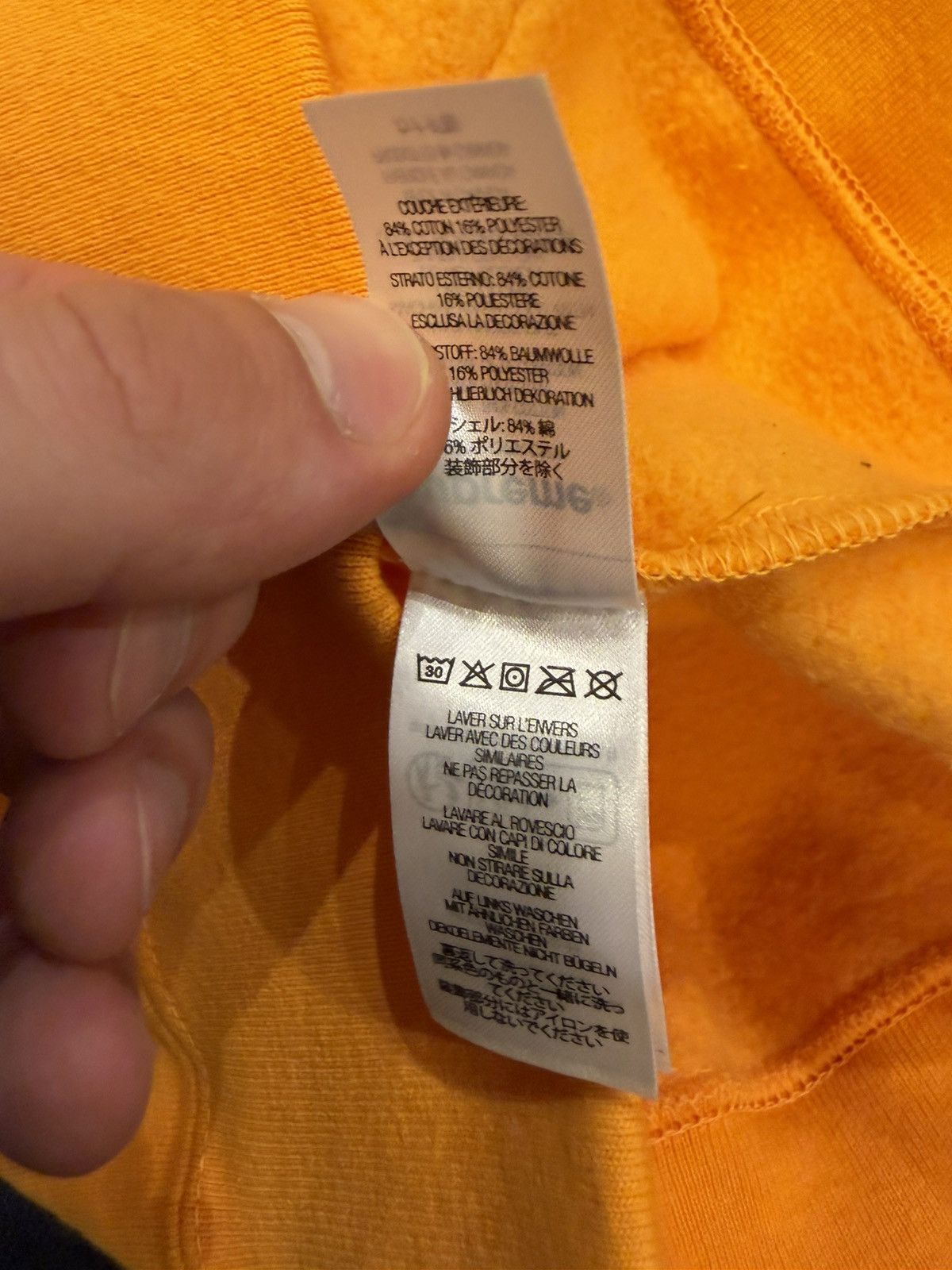 Supreme Supreme Mister Cartoon Zip Up Hoodie - Yellow Size US XL / EU 56 / 4 - 6 Thumbnail