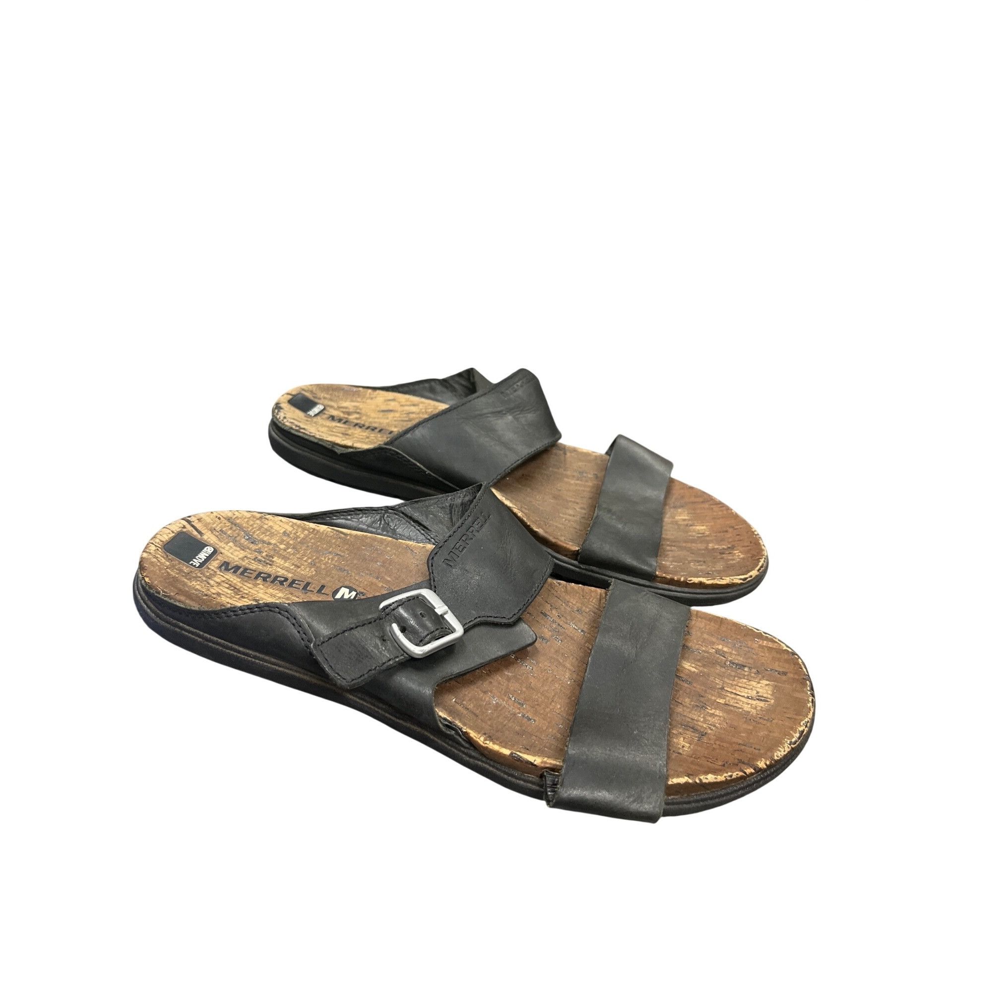Merrell Merrell Select Move wms black leather slip on Sandals sz 9 S Size US 9 / IT 39 - 1 Thumbnail