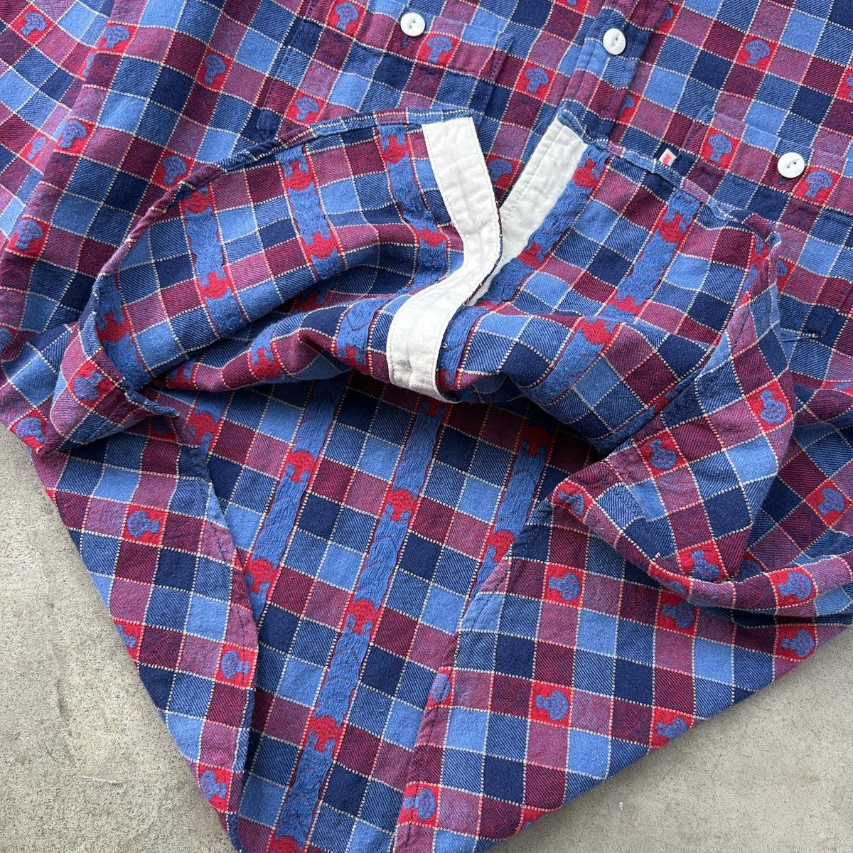 Ne-Net Ne-net Broccoli Checkered Shirt Size US M / EU 48-50 / 2 - 13 Thumbnail