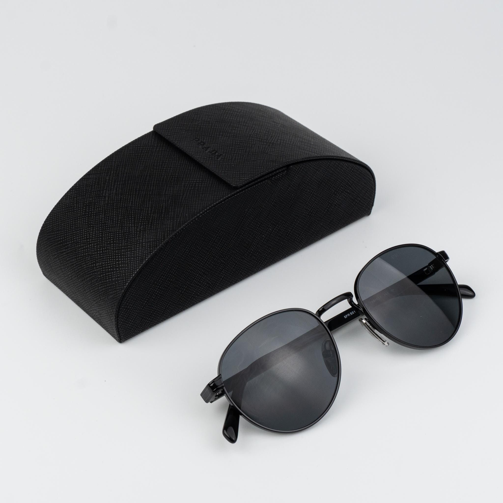 Prada Prada Men Sunglasses Round PRB51S 1AB5Z1 NEW AUTHENTIC Size ONE SIZE - 1 Thumbnail