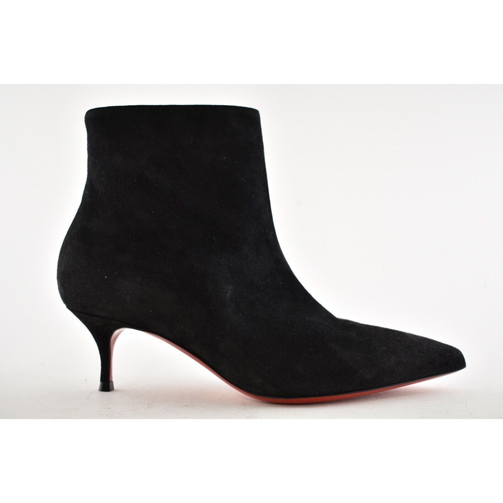 Christian Louboutin Christian Louboutin So Kate Booty 55 Black Suede Ankle Size US 5 / IT 35 - 2 Thumbnail