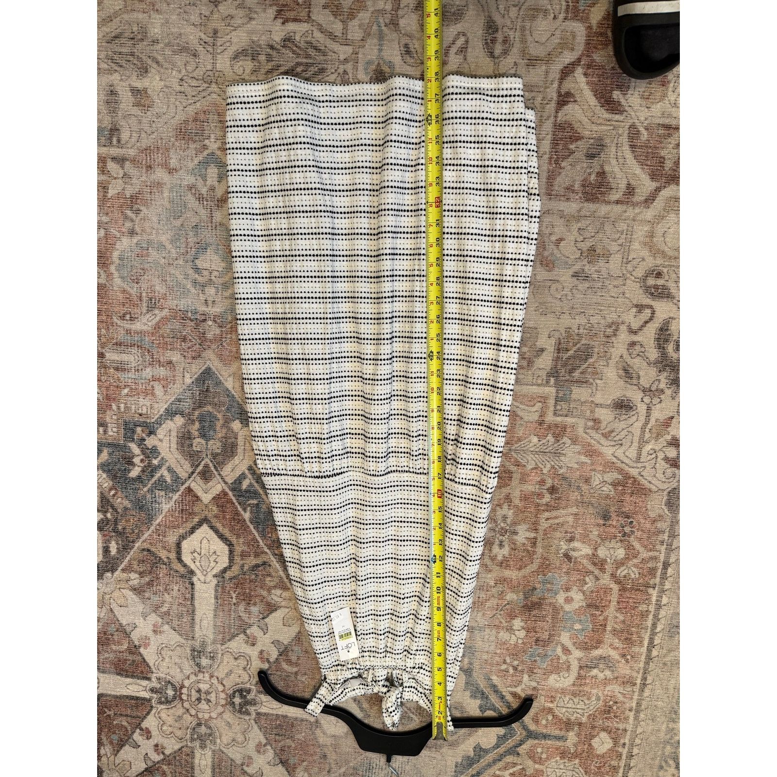 Loft LOFT NWT White/Black/Gold Dot Stripe Knit Dress Medium, $70 Size M / US 6-8 / IT 42-44 - 4 Thumbnail