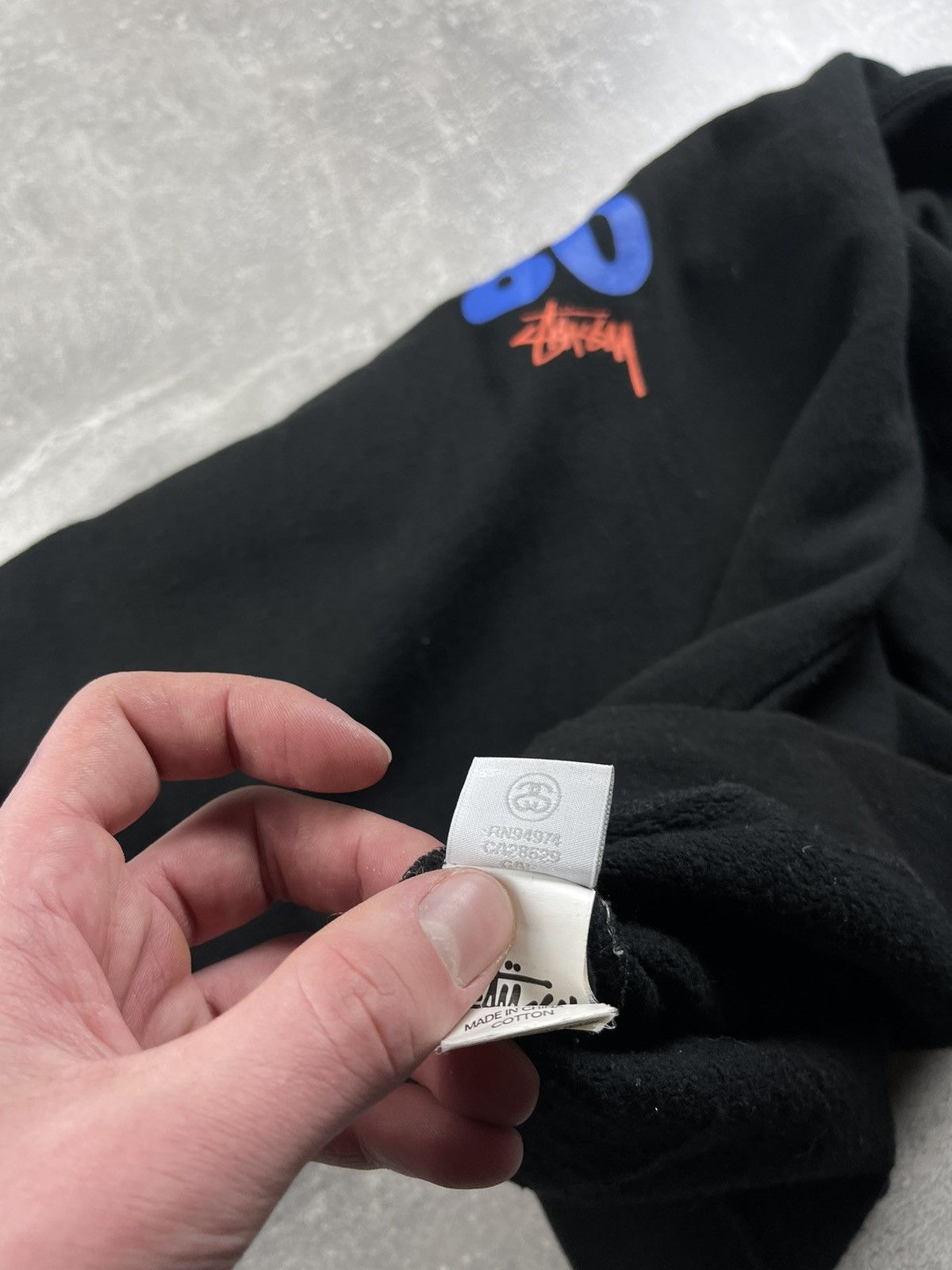 Stussy Stüssy World Tour “1980” Graphic Crewneck Sweatshirt Black Size US S / EU 44-46 / 1 - 12 Thumbnail