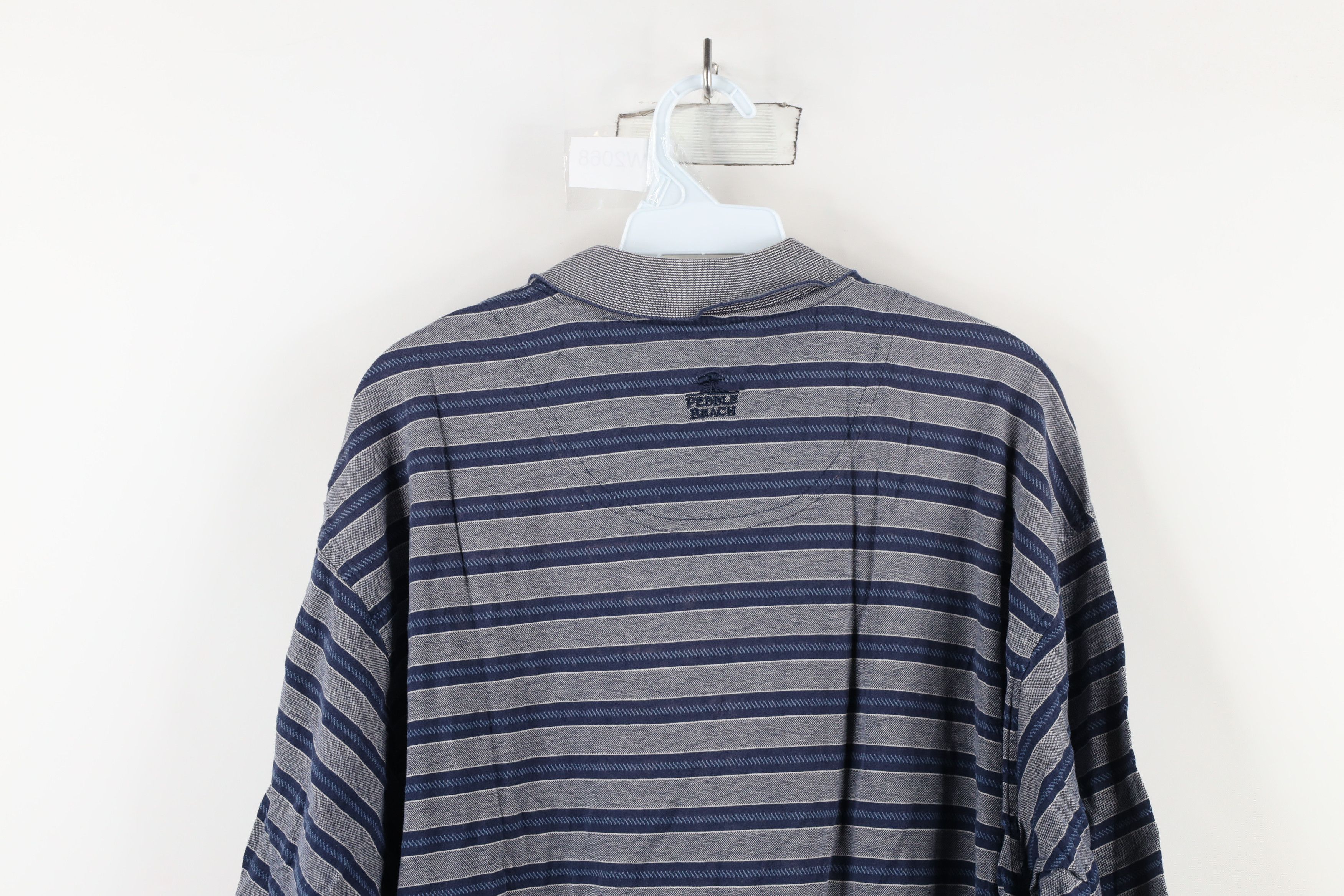 Vintage Vintage 90s Pebble Beach Block Collared Golf Polo Shirt Size US L / EU 52-54 / 3 - 11 Thumbnail
