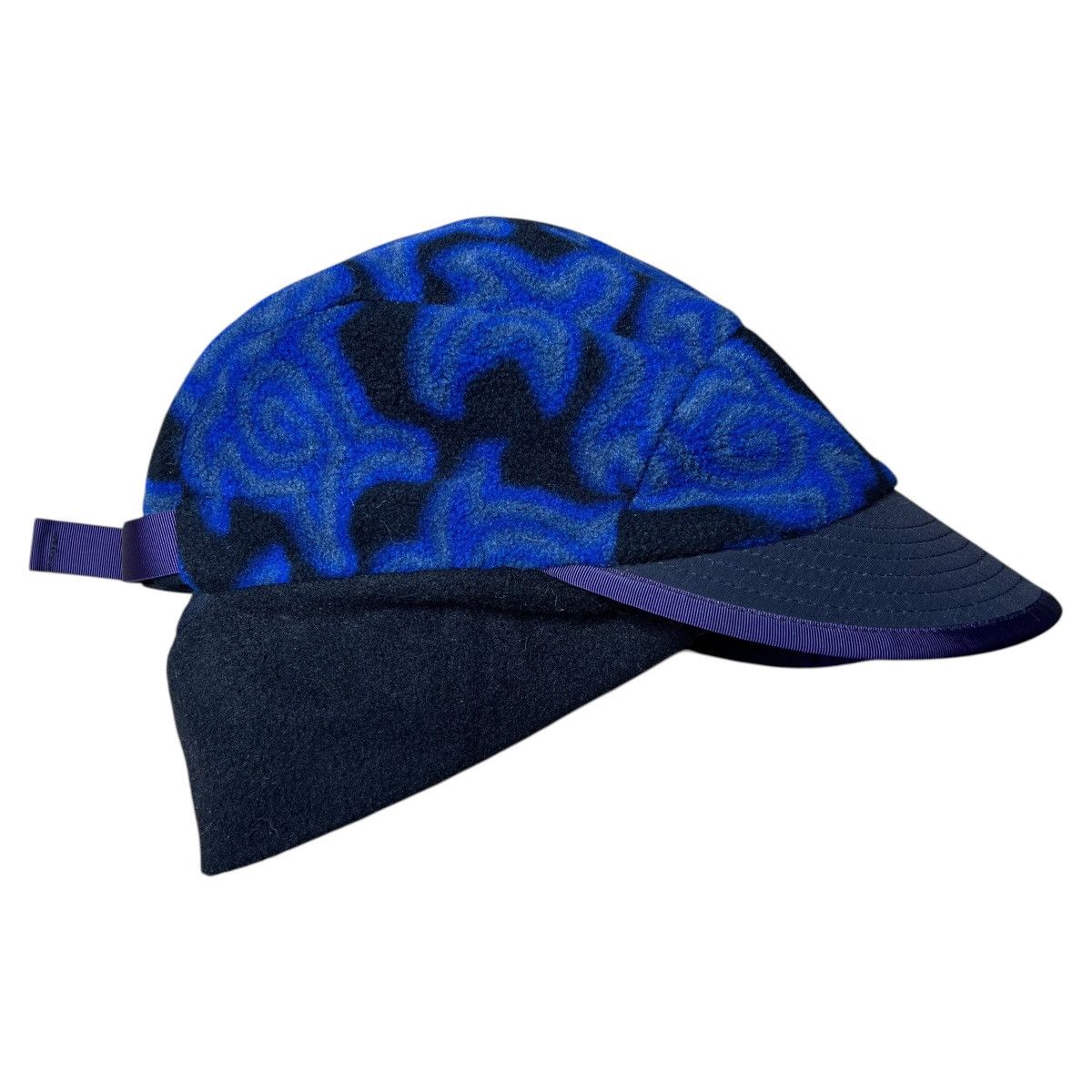 Patagonia 1990s Patagonia Zen Turtle Duck Bill 5 Panel Synchilla Hat Size ONE SIZE - 2 Thumbnail