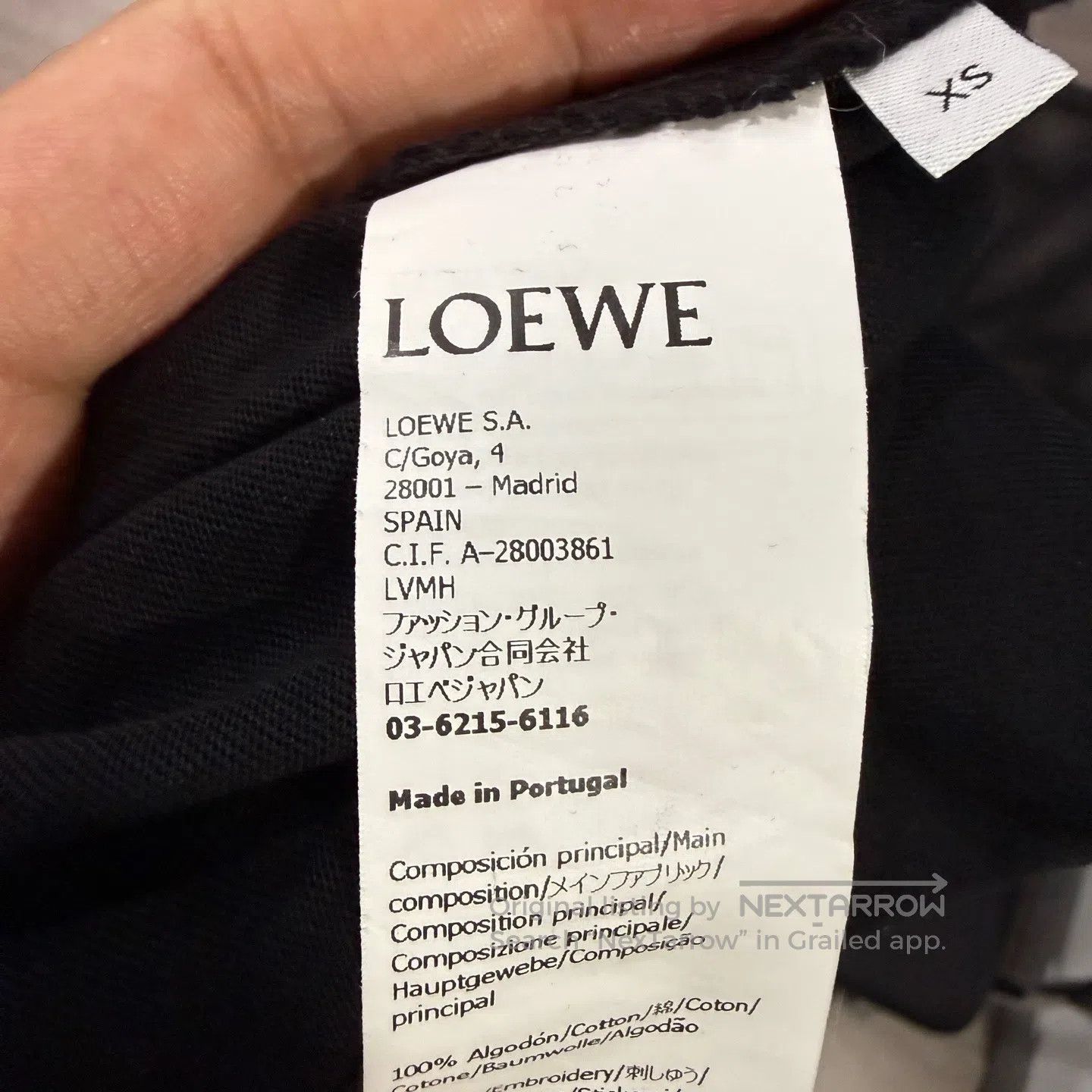 Loewe Loewe Logo Embroidered Short Sleeve| Size US XS / EU 42 / 0 - 5 Thumbnail