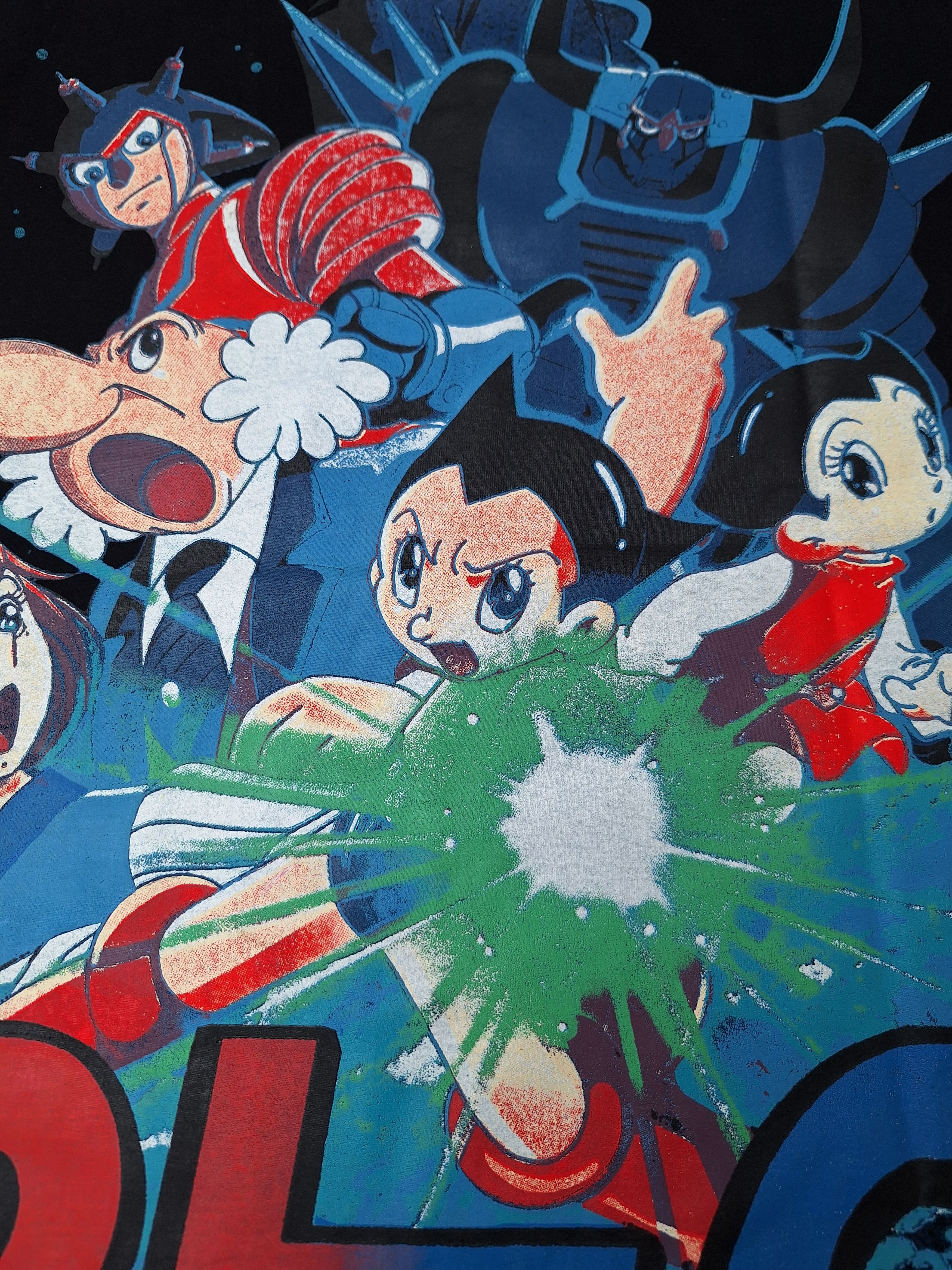 Japanese Brand 🔥RARE🔥 Astroboy tezuka mighty atom anime movie tee boot Size US L / EU 52-54 / 3 - 5 Thumbnail
