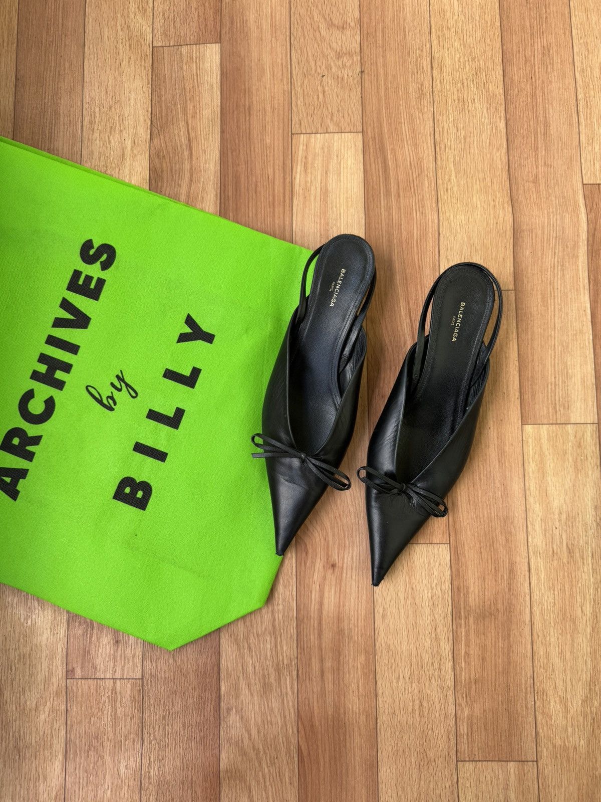 Balenciaga Balenciaga bow knife Slingback Size US 8 / IT 38 - 1 Thumbnail
