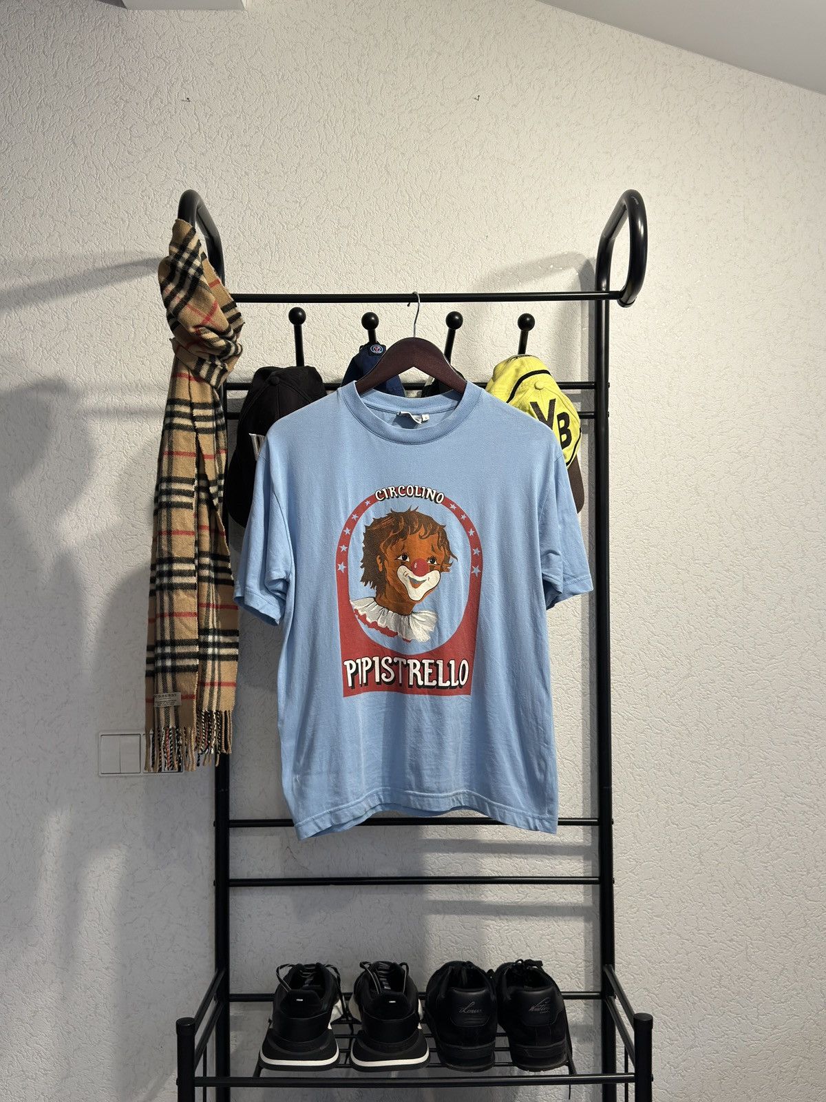 Japanese Brand × Vintage Vintage Circolino Pipistrello baby blue tshirt Size US S / EU 44-46 / 1 - 1 Thumbnail