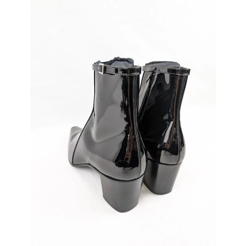 Saint Laurent Paris o1rshd1 Q:2 / Arsun 70 Zipped Boots in Nero Size US 8 / EU 41 - 16 Thumbnail