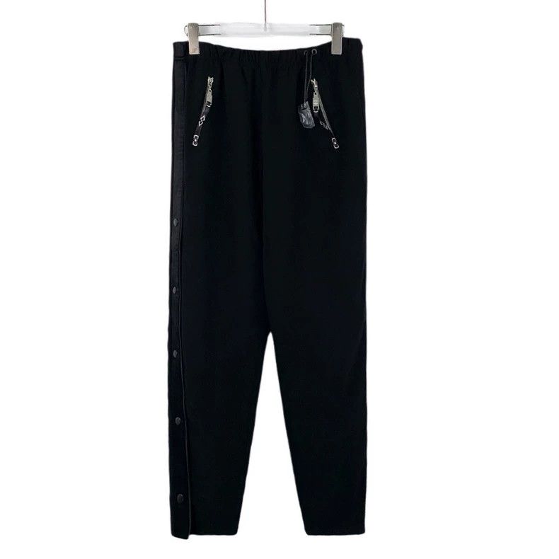 Louis Vuitton Louis Vuitton Black side button elasticated waist slacks p Size US 38 / EU 54 - 1 Thumbnail