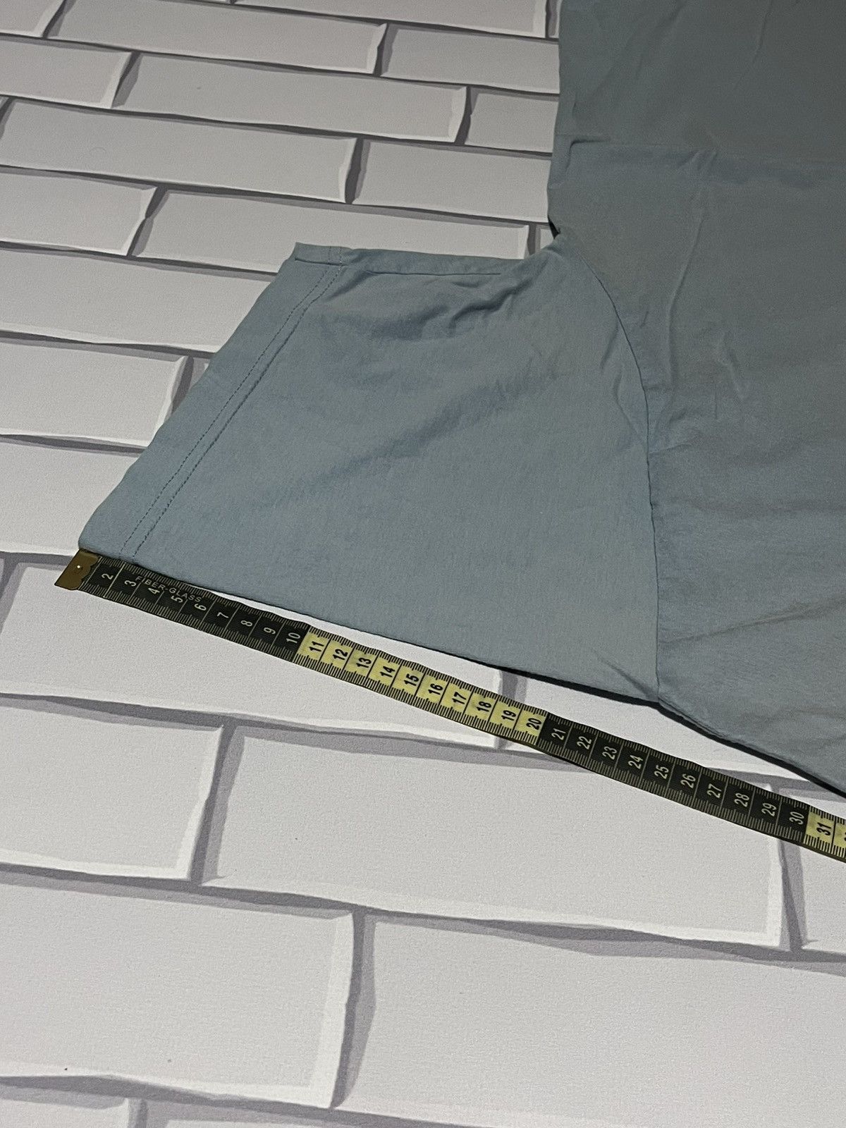 Nike Vintage 00s Nike Tech Tee Grey / Neon Swoosh Size US XXL / EU 58 / 5 - 8 Thumbnail
