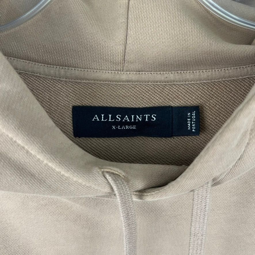 Allsaints All Saints Men's Tan Heavyweight Oversized Hoodie Size XL Size US XL / EU 56 / 4 - 3 Thumbnail