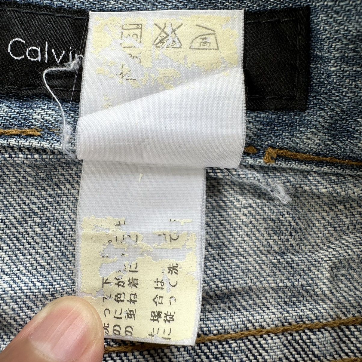 Calvin Klein Vintage Calvin Klein Faded Distressed Denim Jean Pant W32 Size US 32 / EU 48 - 7 Thumbnail