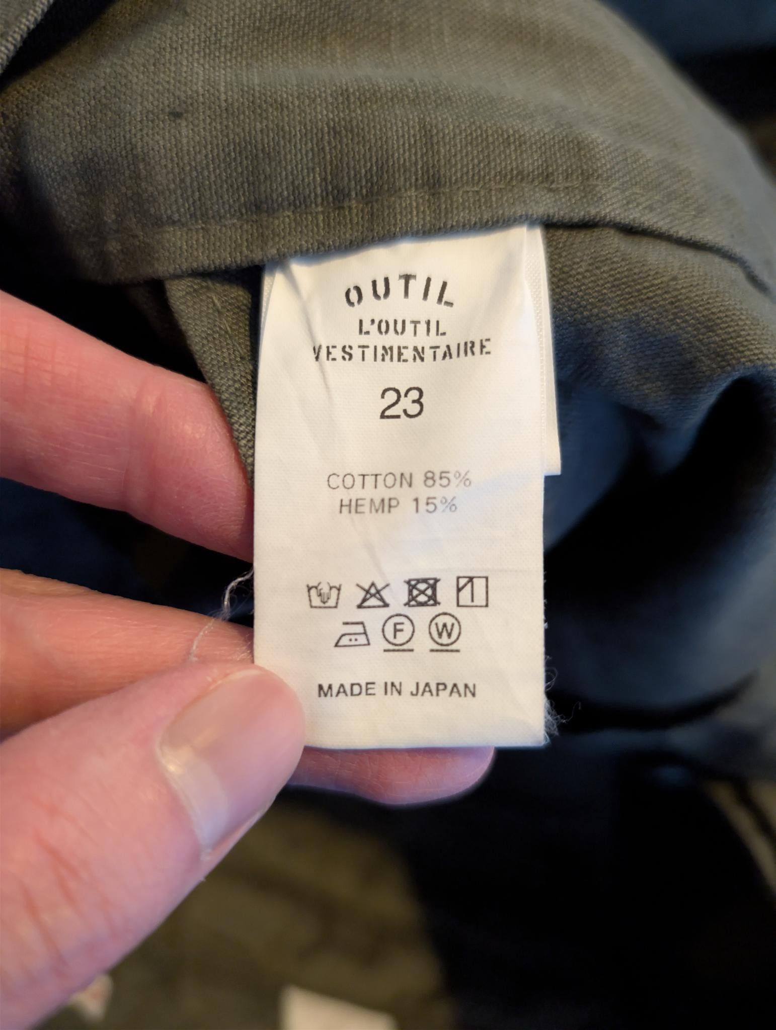 Japanese Brand Outil Pantalon Blese Olive Size US 32 / EU 48 - 9 Thumbnail
