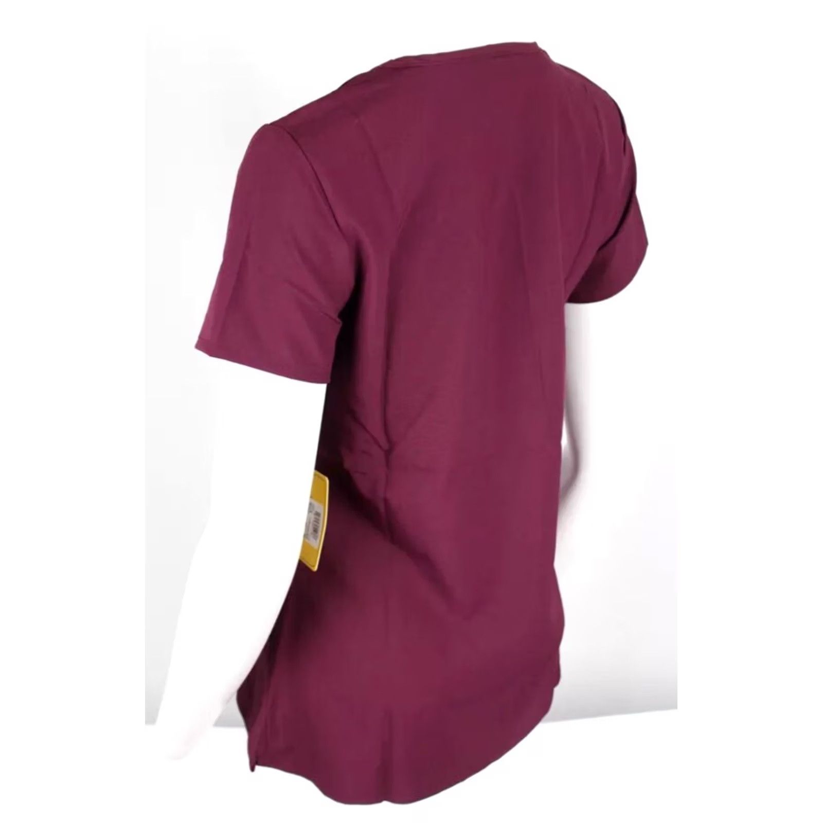 Vintage Tag Scrubs Women's Scrub Top Kate Short Sleeve XS Burgundy Size XS / US 0-2 / IT 36-38 - 2 Thumbnail