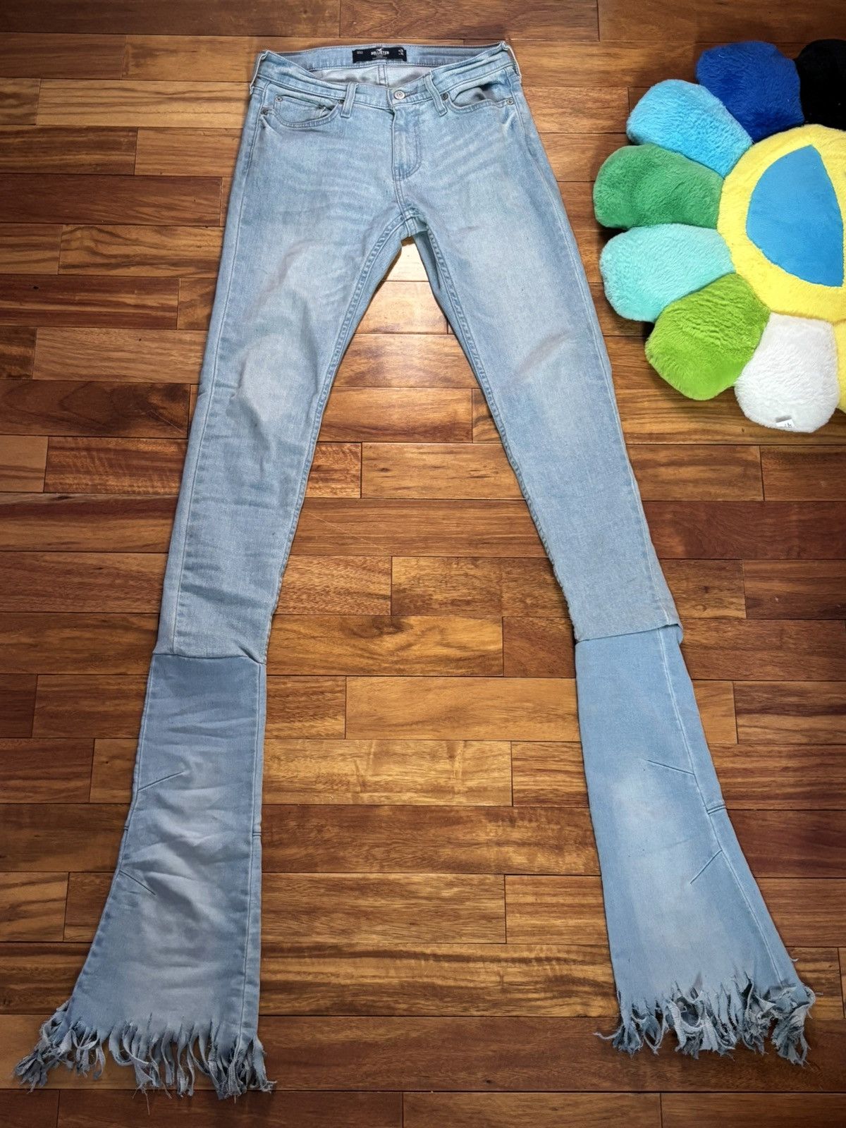 Other (Custom Made) Stacked Denim Distressed Jeans Size US 30 / EU 46 - 2 Thumbnail