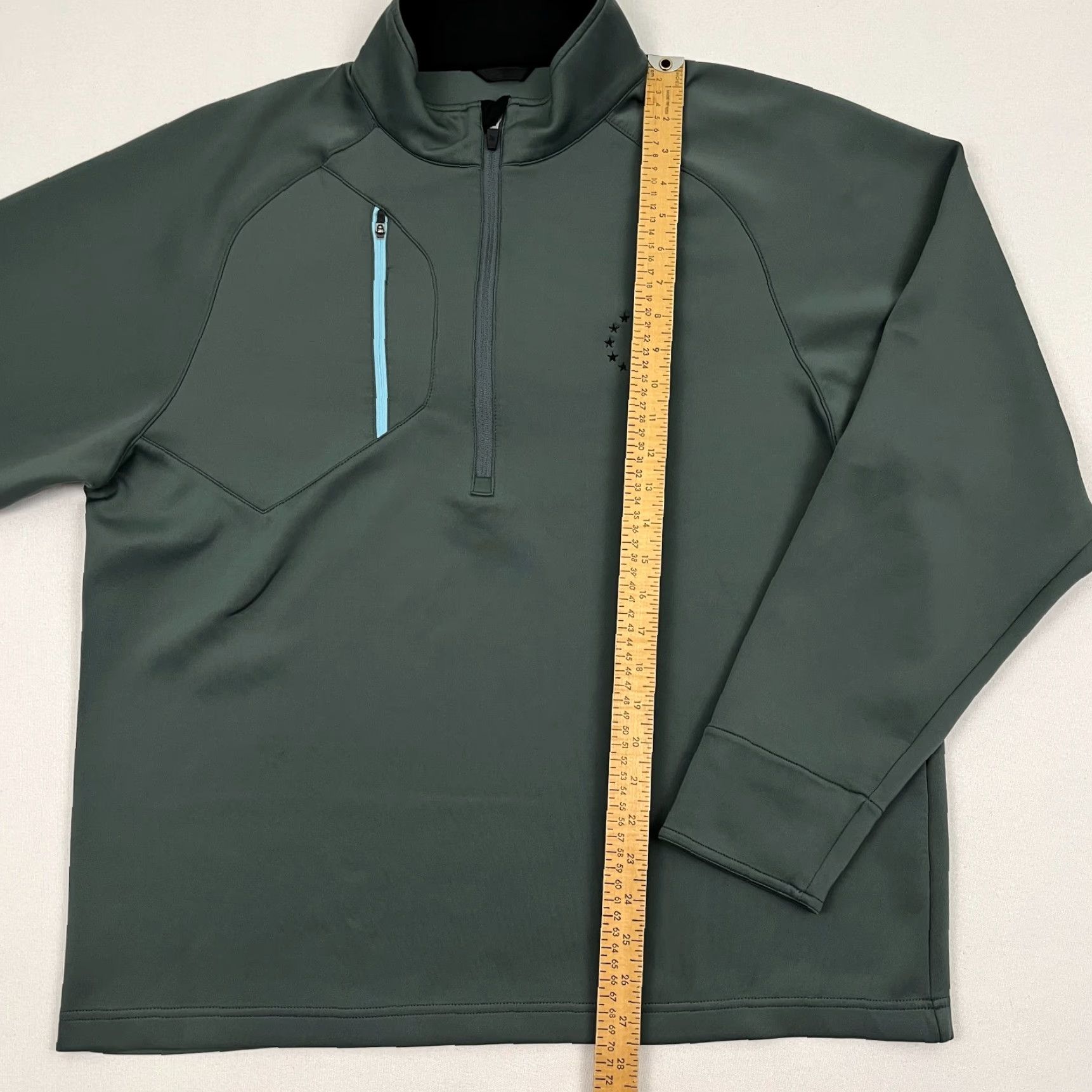 Vintage VINTAGE? No. Zero Restriction Tour Series Pullover Mens L Gray 1/2 Zip Performance Prep Jacket Size US L / EU 52-54 / 3 - 7 Thumbnail