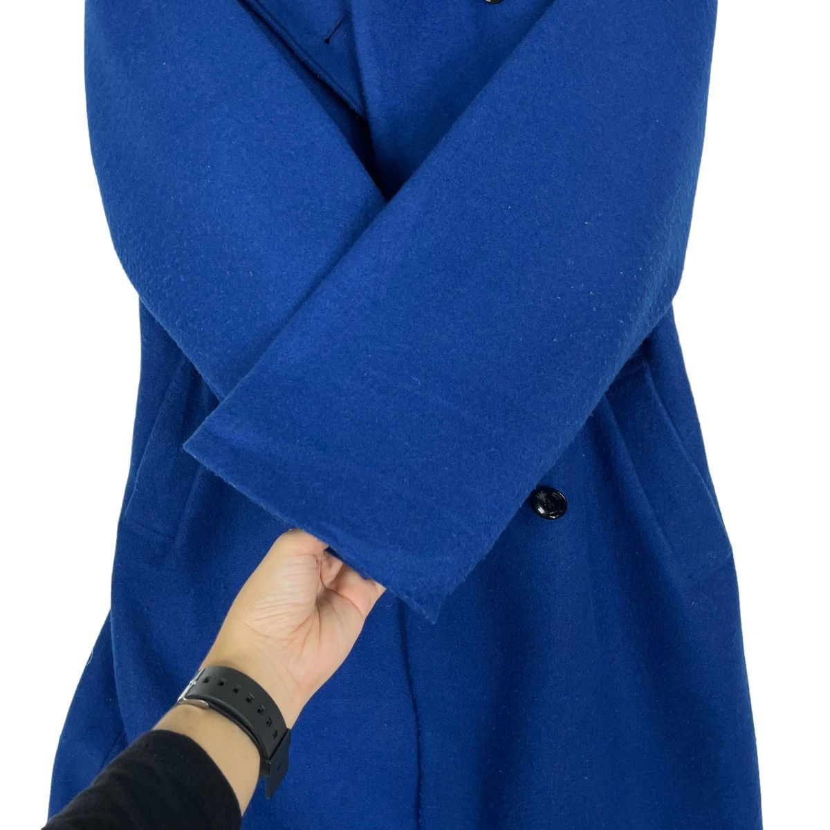 Comme Ca Ism × Japanese Brand 💥COMME CA ISM OVERCOAT BUTTON ROYAL BLUE JACKET Size US L / EU 52-54 / 3 - 11 Thumbnail