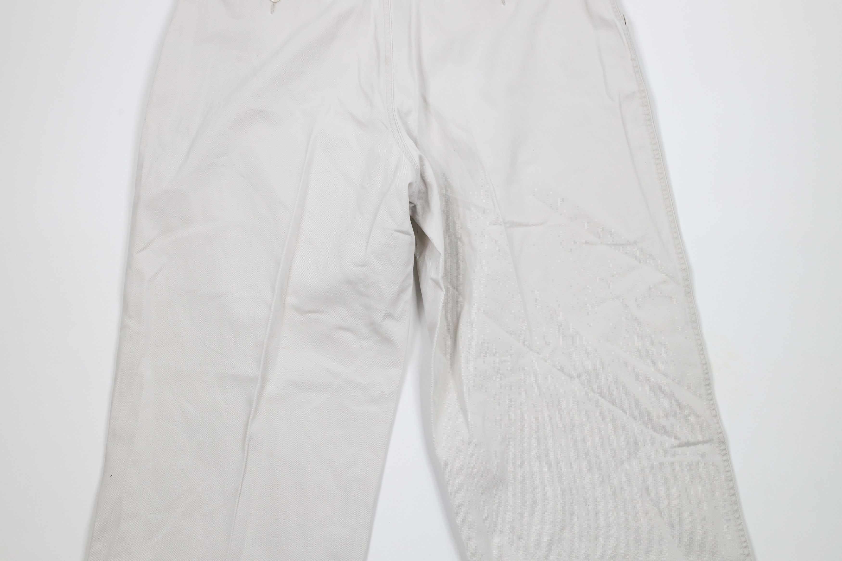J.Crew × Vintage Vintage 90s J Crew Wide Leg Baggy Chino Pants Stone Beige Size US 36 / EU 52 - 10 Thumbnail