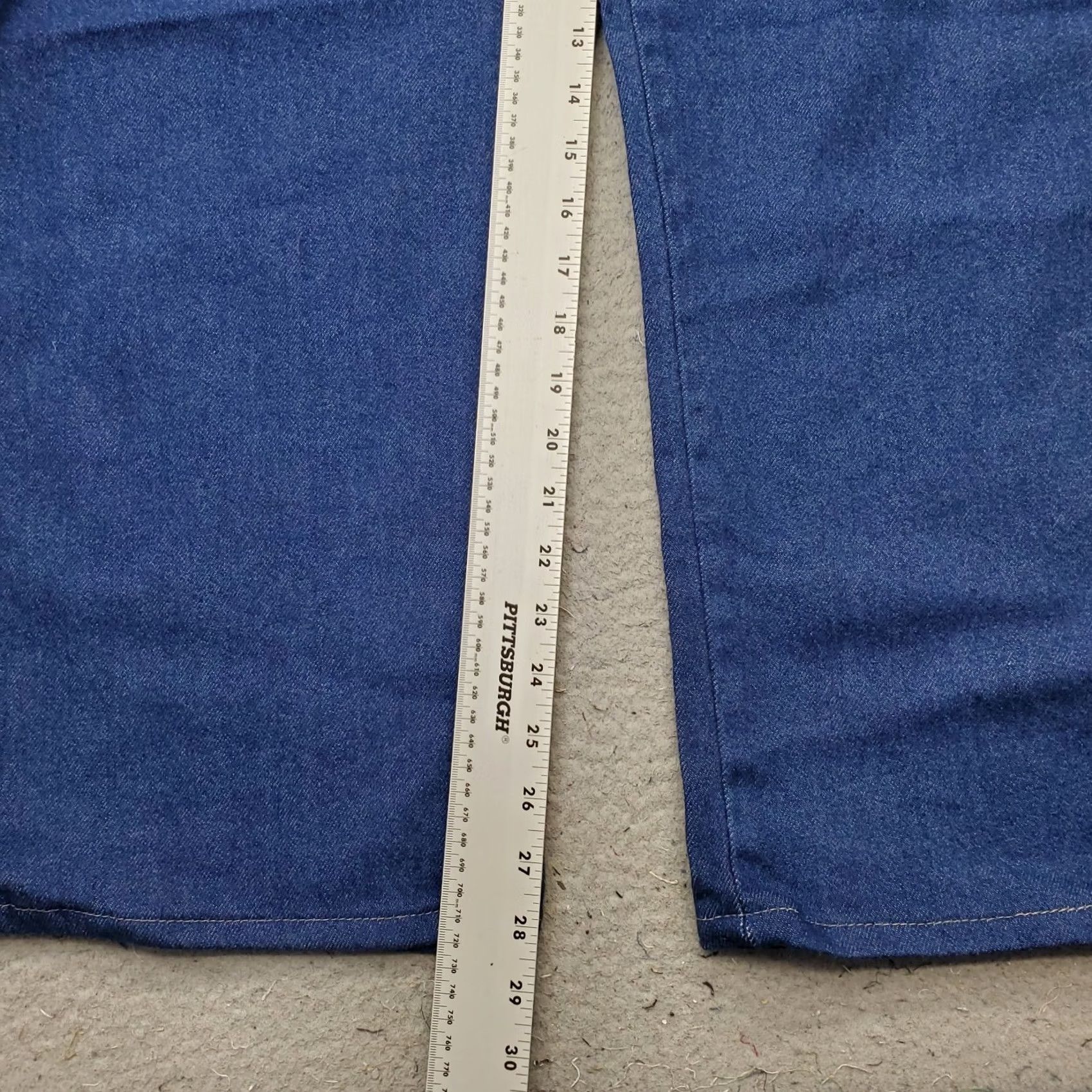 Dickies Dickies Mens Carpenter Jeans Blue Denim Relaxed Fit Hammer Loop Straight Leg 40 XS? Size US 40 / EU 56 - 4 Thumbnail