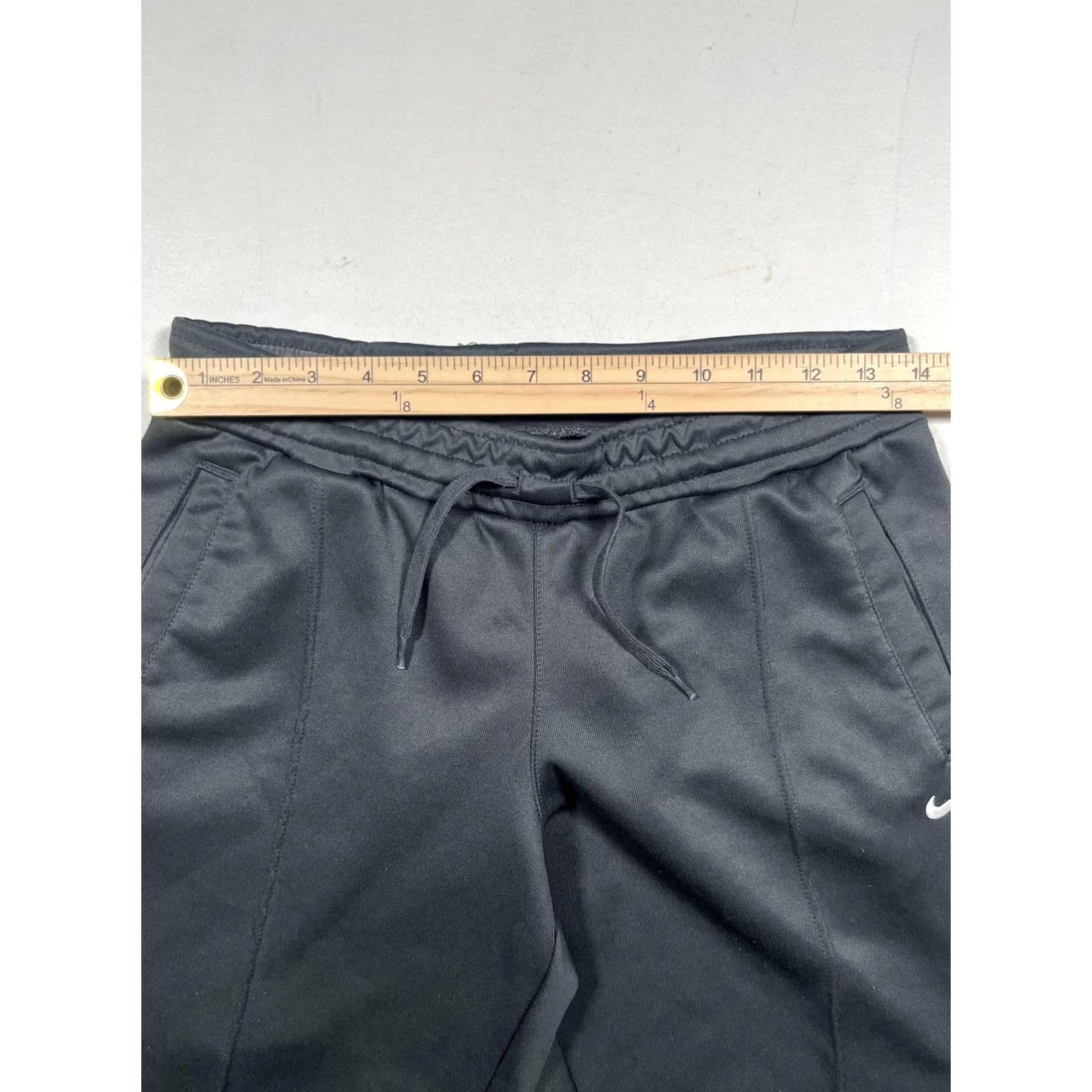 Nike Nike Track Pants Womens XL Black Multicolor Side Stripe Swoosh Logo Athletic Straight-Leg Pockets Size 40" / US 18 - 7 Thumbnail