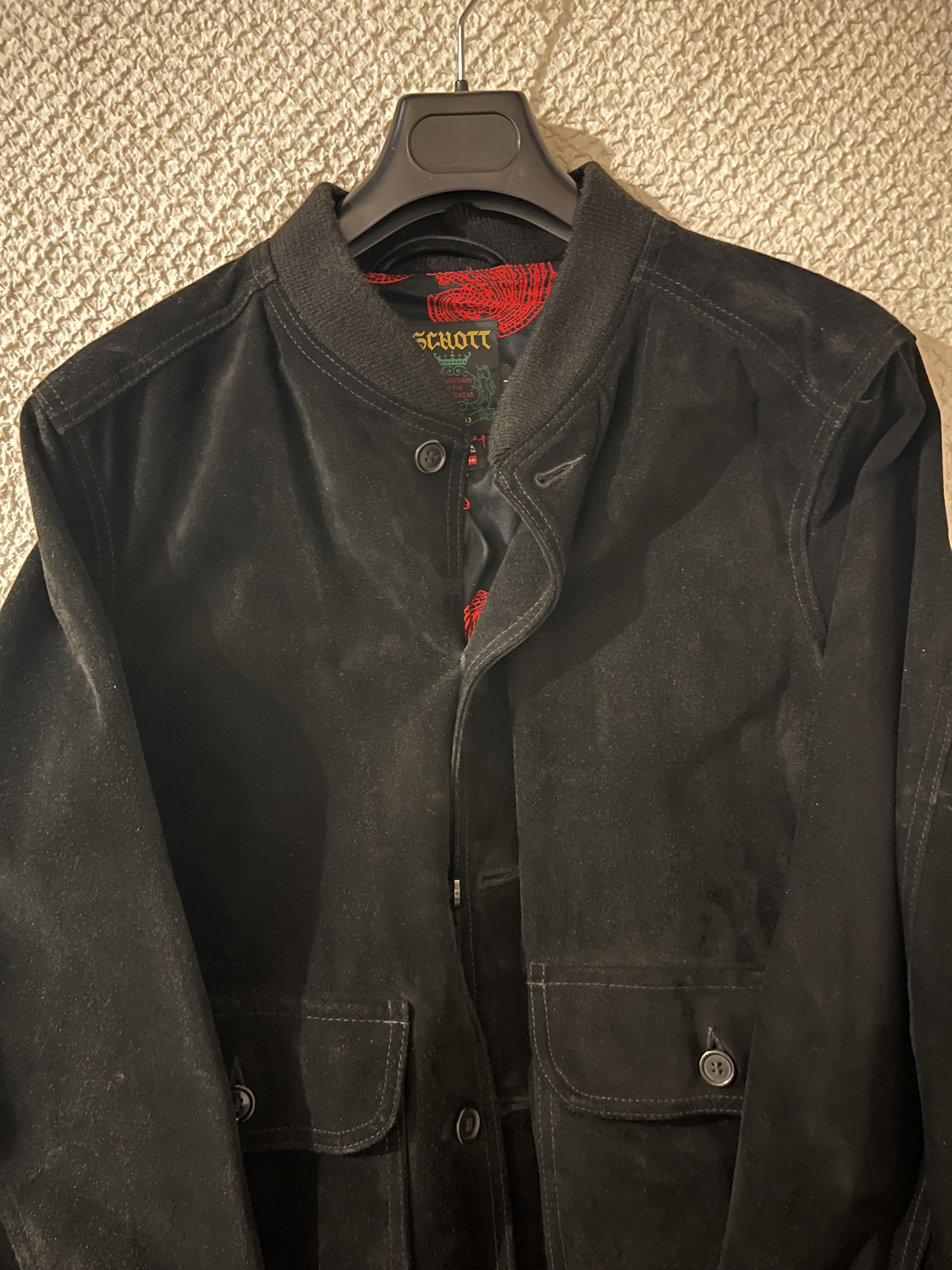 Schott × Supreme Supreme x Schott SS14 Suede Paisley Bomber Jacket Size US L / EU 52-54 / 3 - 4 Thumbnail