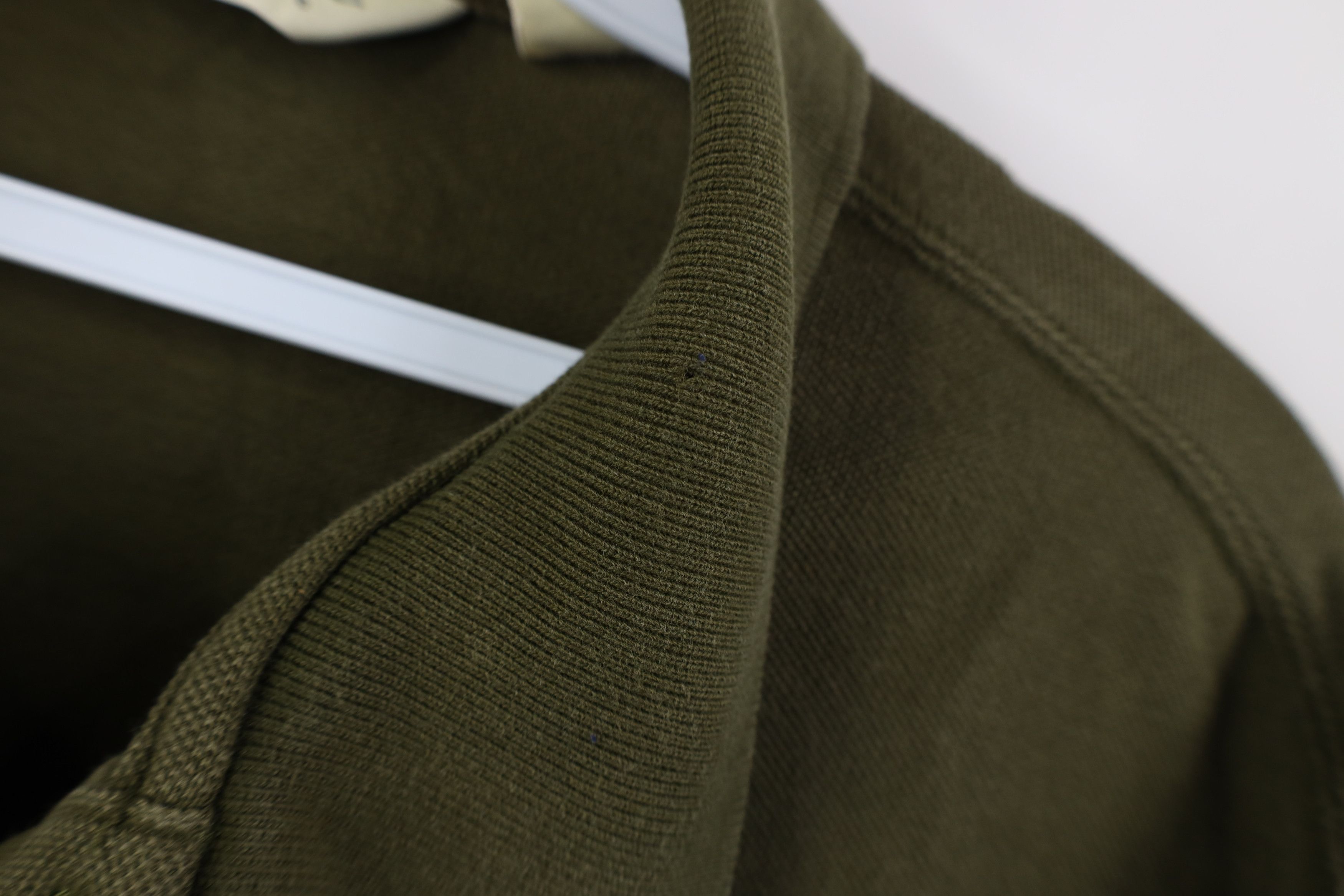 Eddie Bauer Vintage 90s Eddie Bauer Long Sleeve Polo Shirt Army Green Size US L / EU 52-54 / 3 - 4 Thumbnail