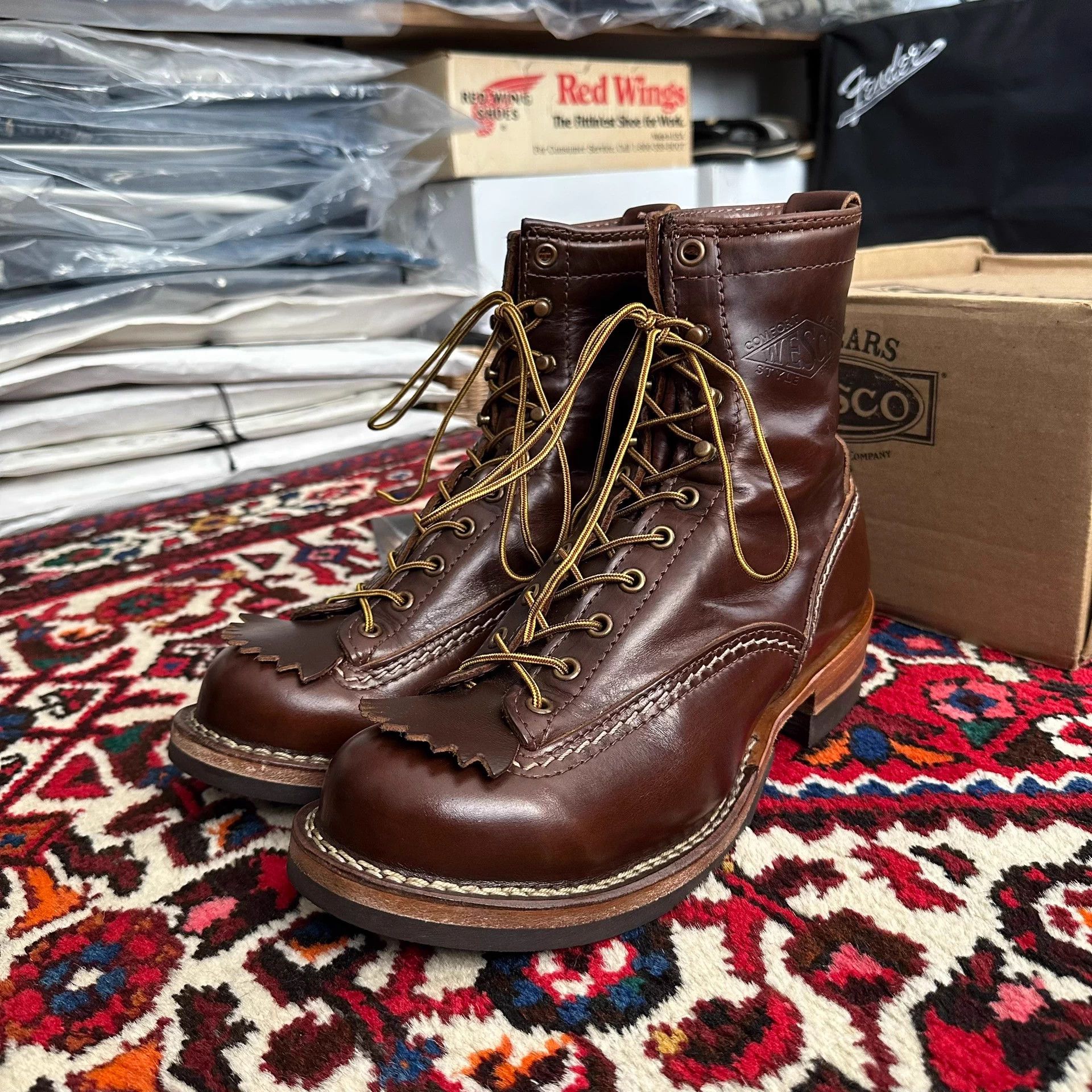 WESCO Wesco Jobmaster Short Top Boots 7.5E Size US 7.5 / EU 40-41 - 1 Thumbnail