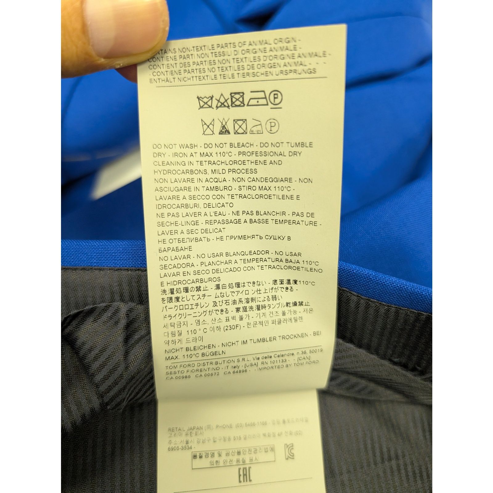 Tom Ford o1rshd1 Suits in Royal Blue Size US L / EU 52-54 / 3 - 20 Thumbnail