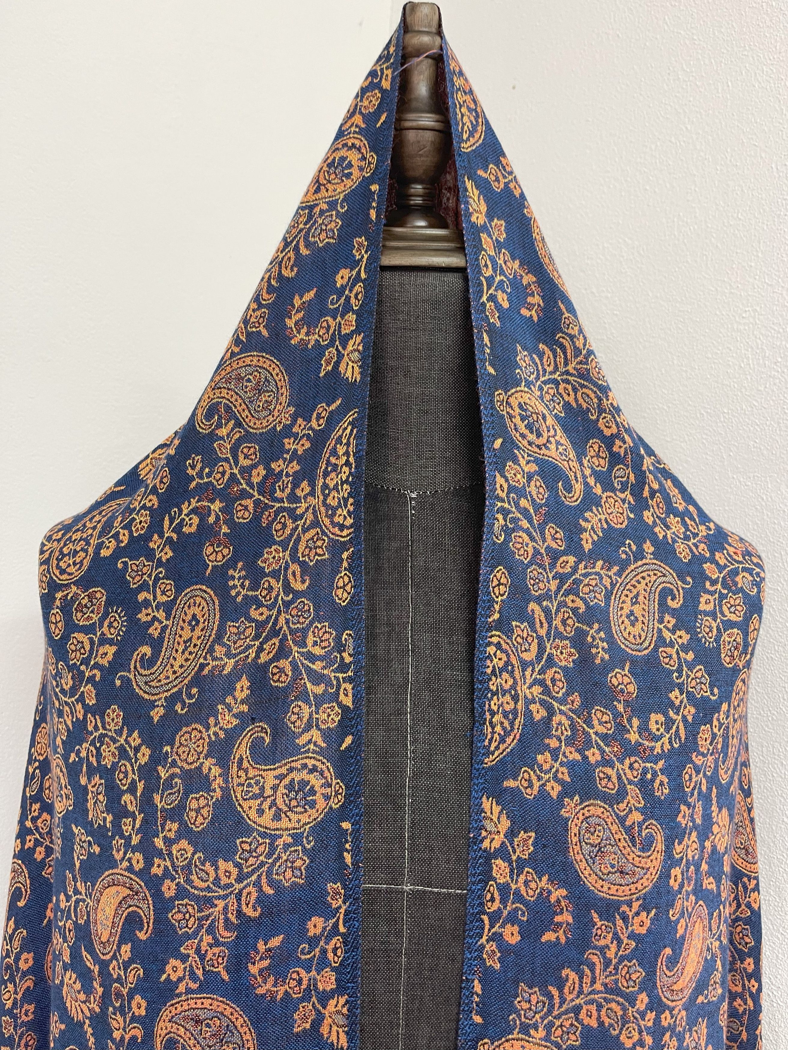 Vintage Vintage Big Size Scarves, Large-Sized Wrap Scarf - 6077 Size ONE SIZE - 3 Thumbnail