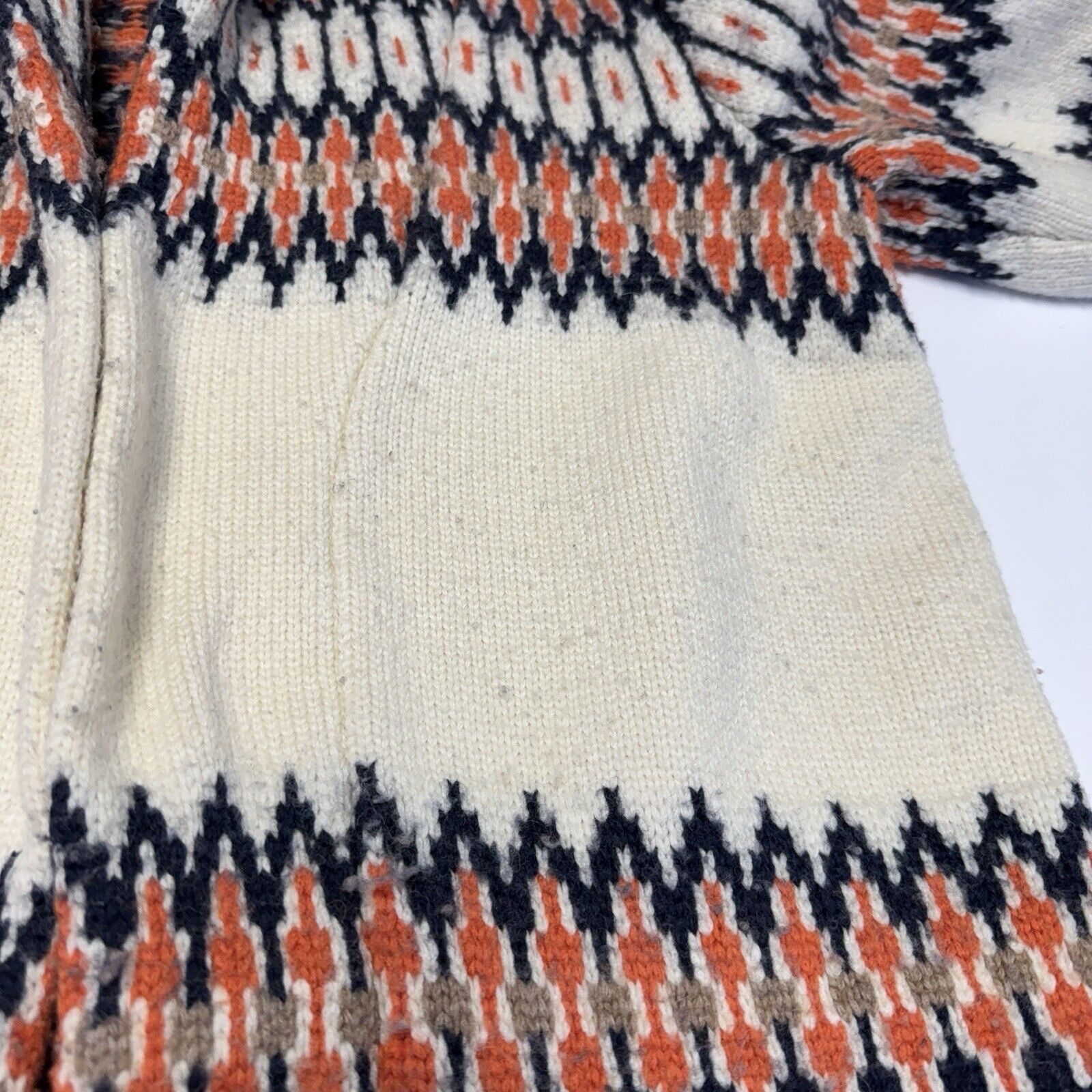 Lucky Brand Lucky Brand Knit Cardigan Sweater Womens Medium Striped Wool Size M / US 6-8 / IT 42-44 - 6 Thumbnail
