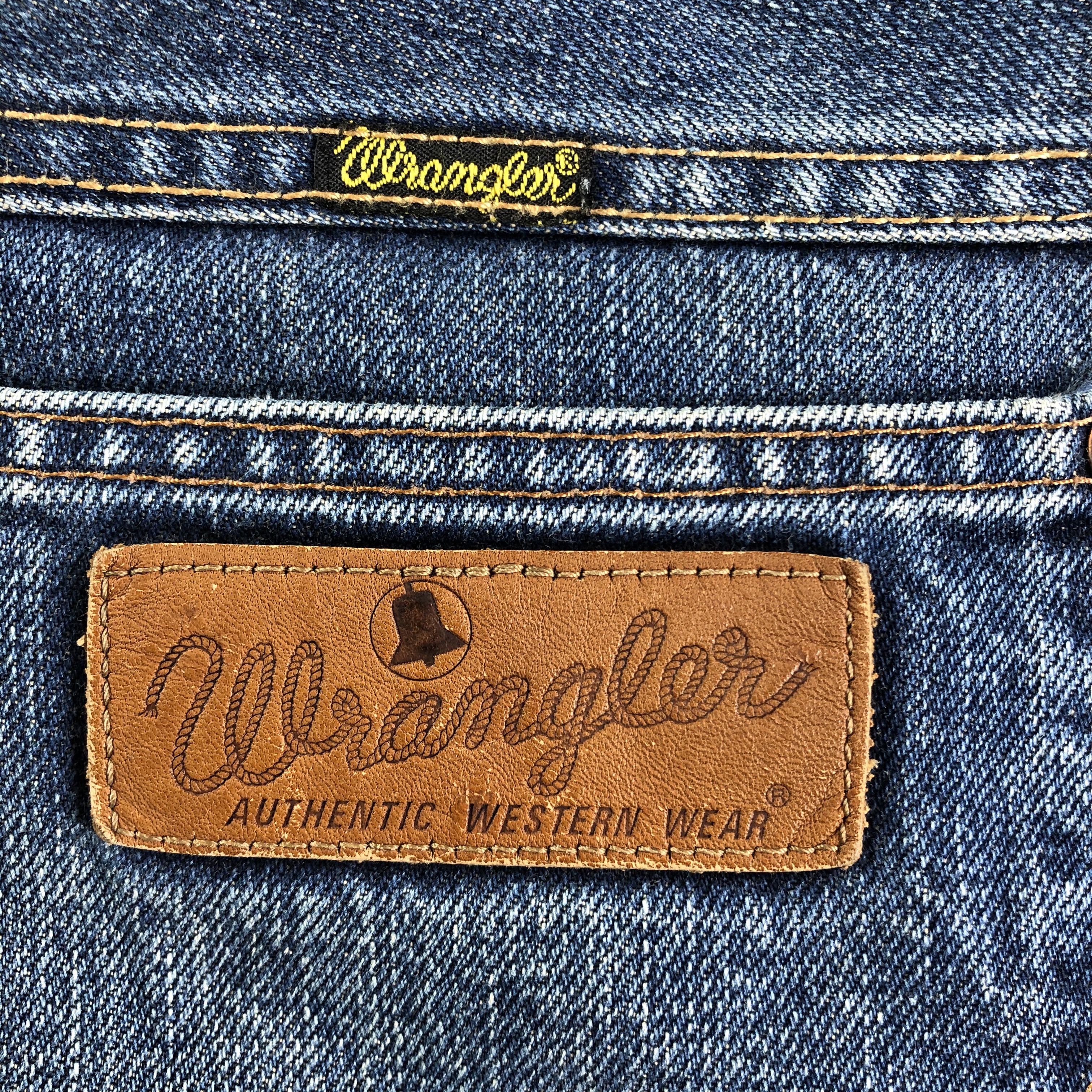 Vintage Vintage 90s Wrangler Blue Bell Selvedge Jeans-JM3579 Size US 33 - 5 Thumbnail