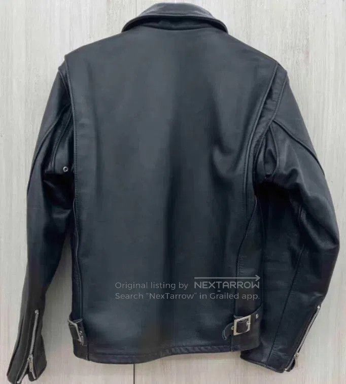 Schott Schott 642 Straight Lapel Leather Jacket Size US XXS / EU 40 - 2 Thumbnail