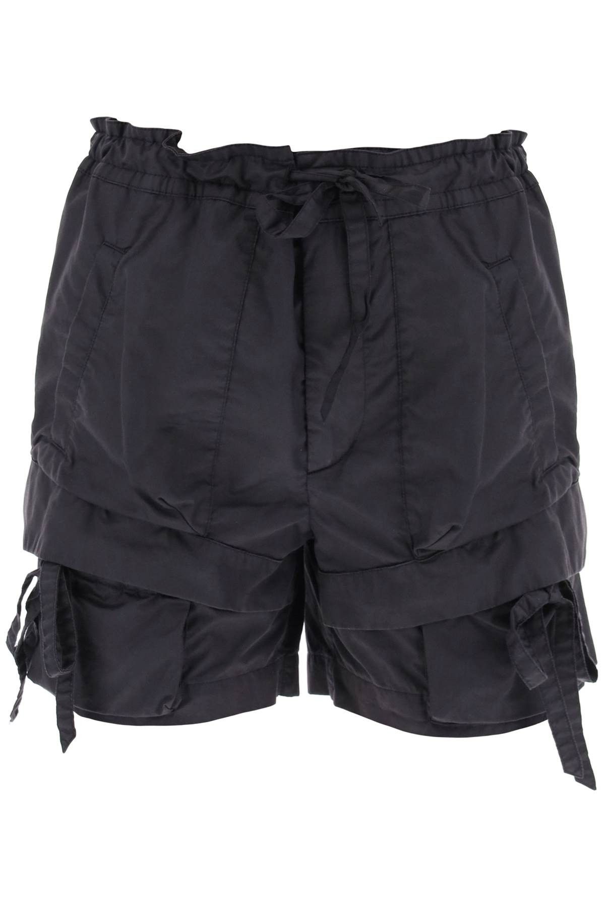 image of Isabel Marant 'nala' Cargo Shorts in Faded Black, Women's (Size 26)