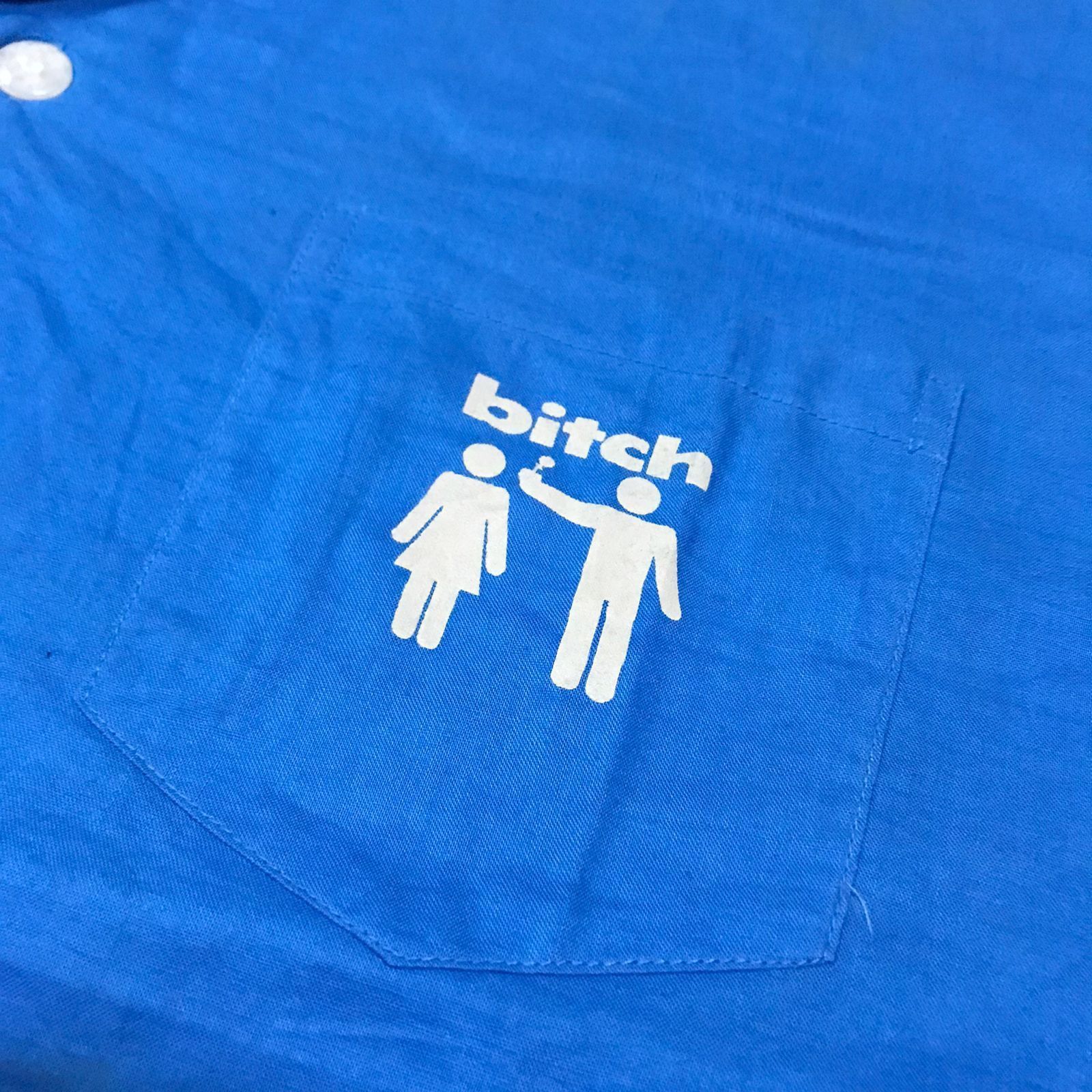 Vintage Vintage Bitch Skateboards Shirts Button Ups Size US L / EU 52-54 / 3 - 4 Thumbnail