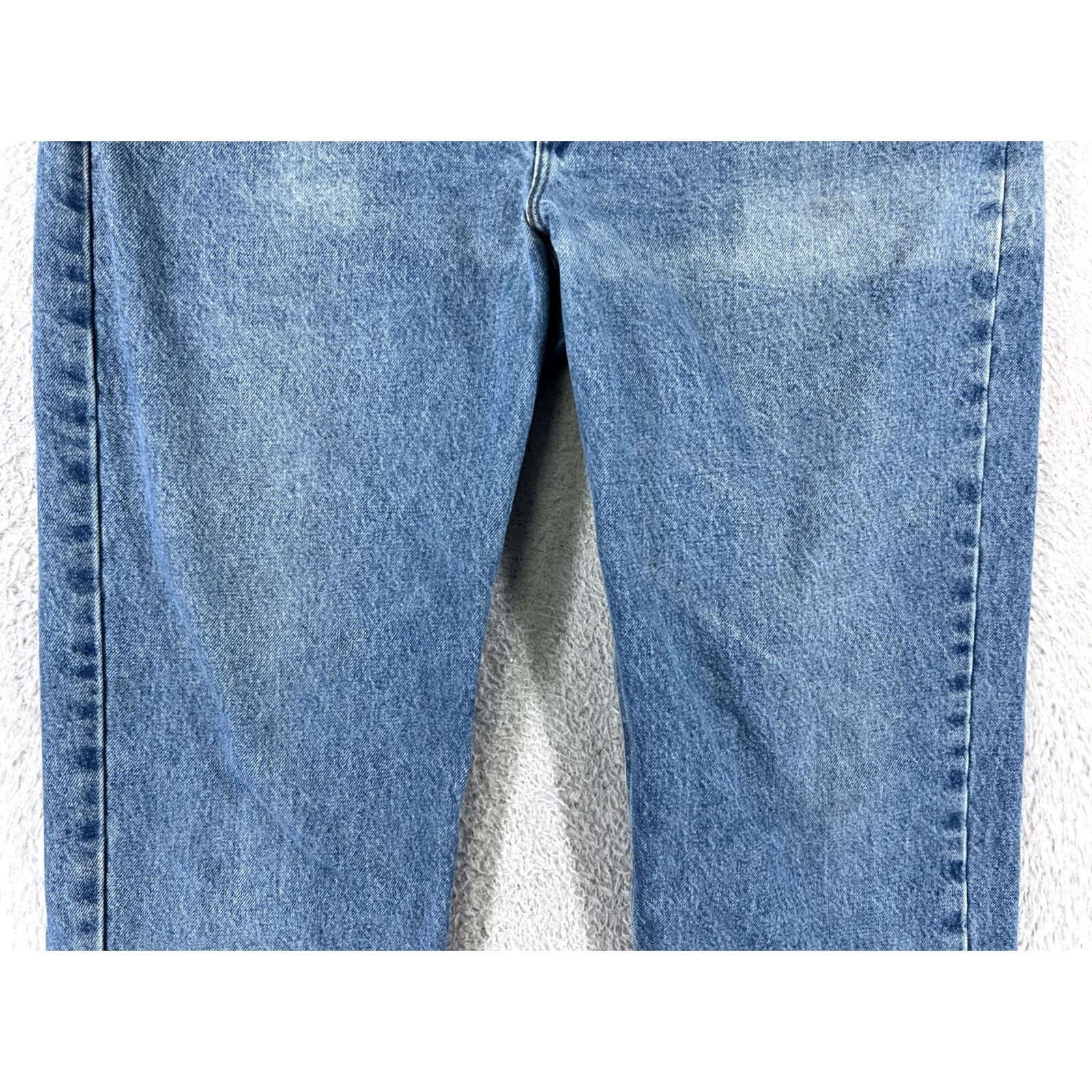 Carhartt Carhartt Jeans Mens 42 Blue Denim Traditional Fit 100% Cotton 42x32 Relaxed Bootcut Adult Regular Color Blue Mens Jeans Size US 42 / EU 58 - 5 Thumbnail