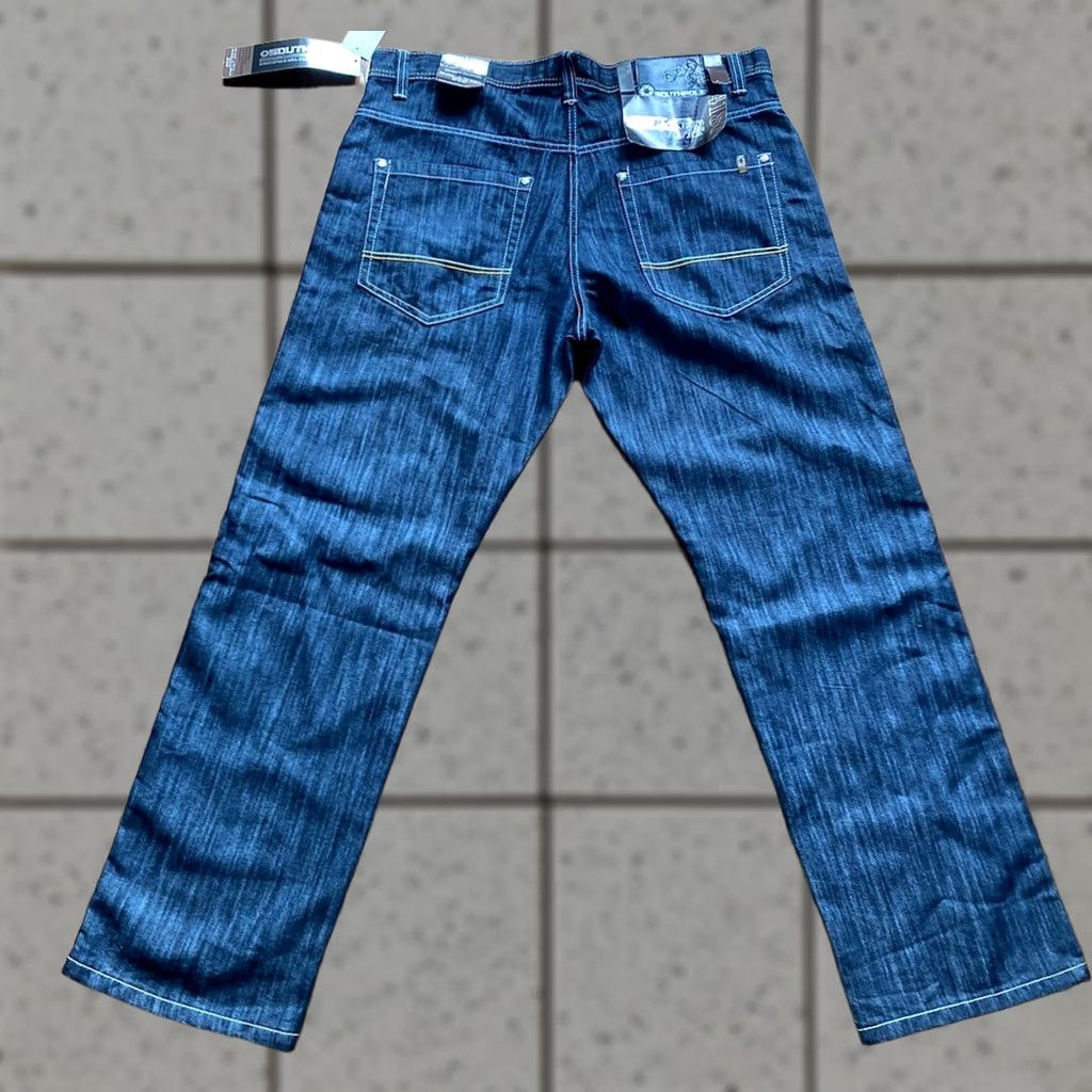 Southpole VINTAGE Southpole Jeans Men 40x34 90s Hip Hop Skater Deadstock 5-Pocket Denim Blue Straight 4180 Size US 40 / EU 56 - 1 Thumbnail
