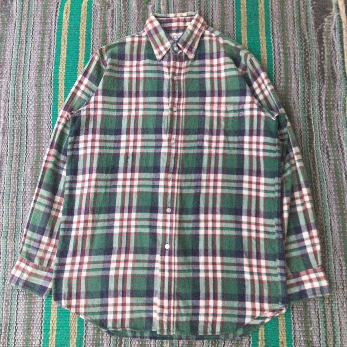 L.L. Bean × Vintage Vintage 90s L.L BEAN Northwoods flannel shirts Size US S / EU 44-46 / 1 - 1 Thumbnail