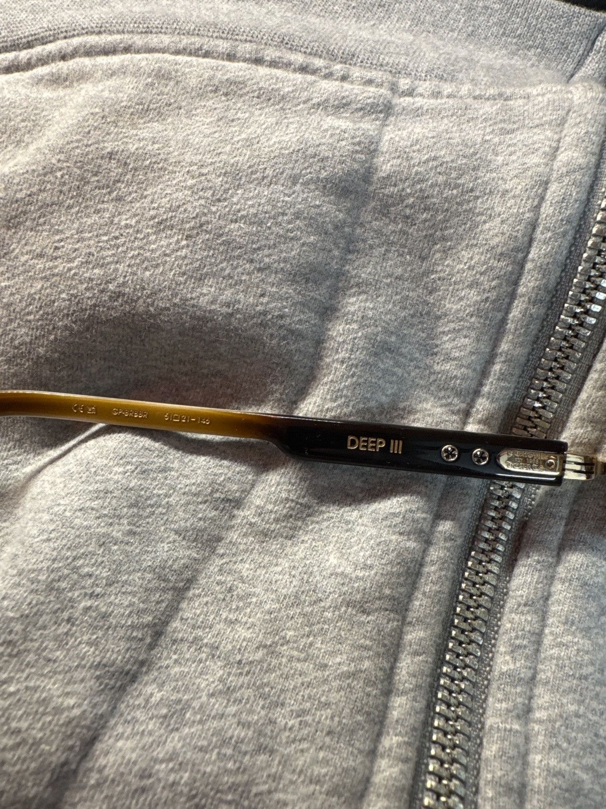 Chrome Hearts Deep III Brown Sunglasses Size ONE SIZE - 6 Thumbnail