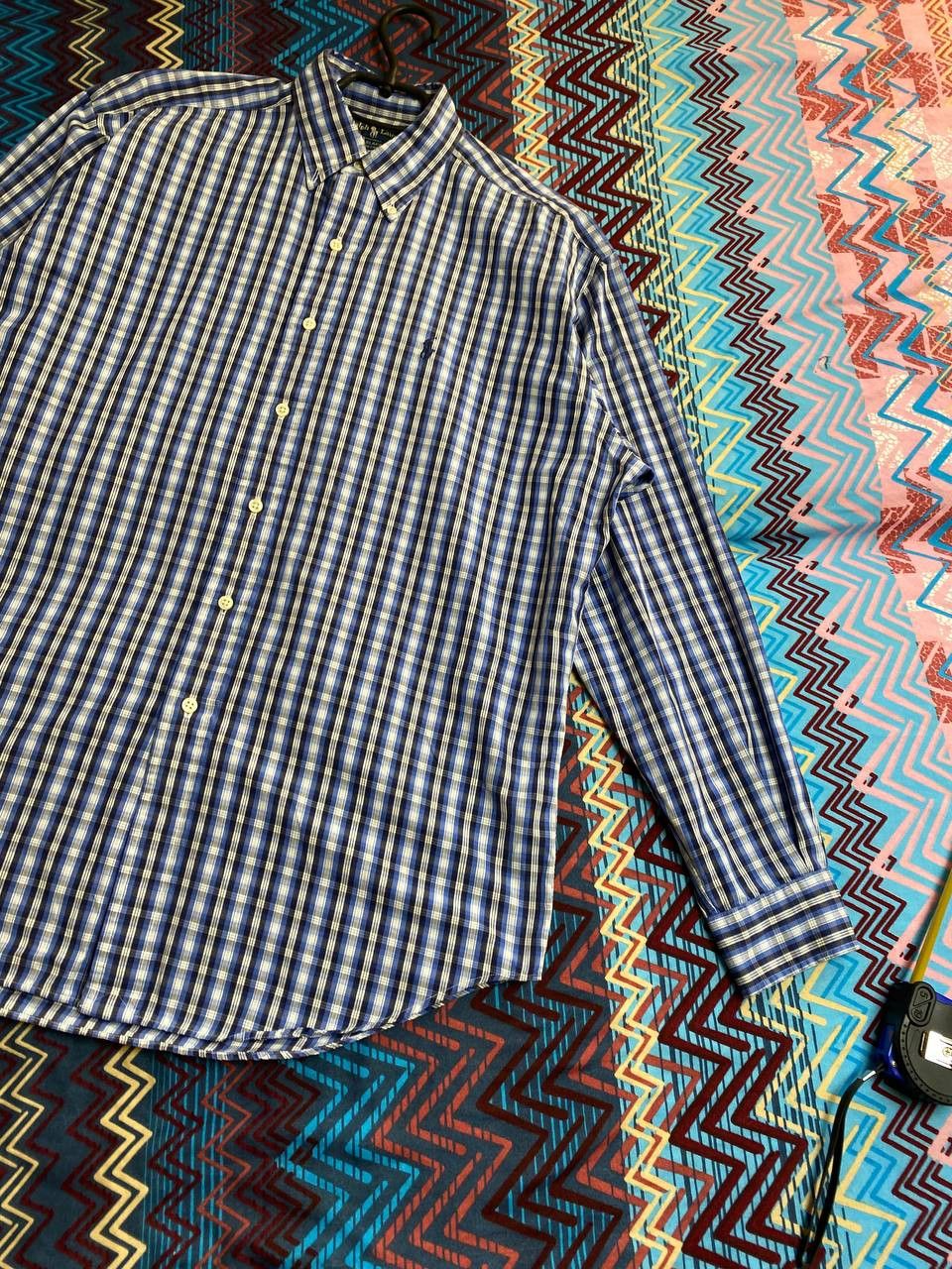 Polo Ralph Lauren × Vintage Vintage Polo Ralph Lauren Striped Button Up Size US M / EU 48-50 / 2 - 16 Thumbnail