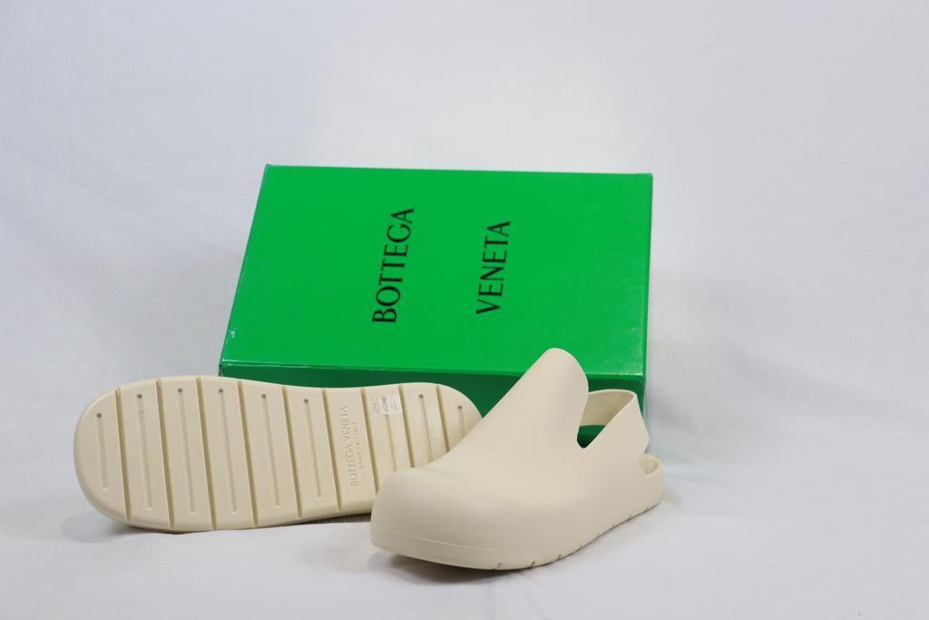 Bottega Veneta Q: 2 / Puddle Slip On Clogs / Low Top Matt Rubber Boots Size US 12 / EU 45 - 10 Thumbnail