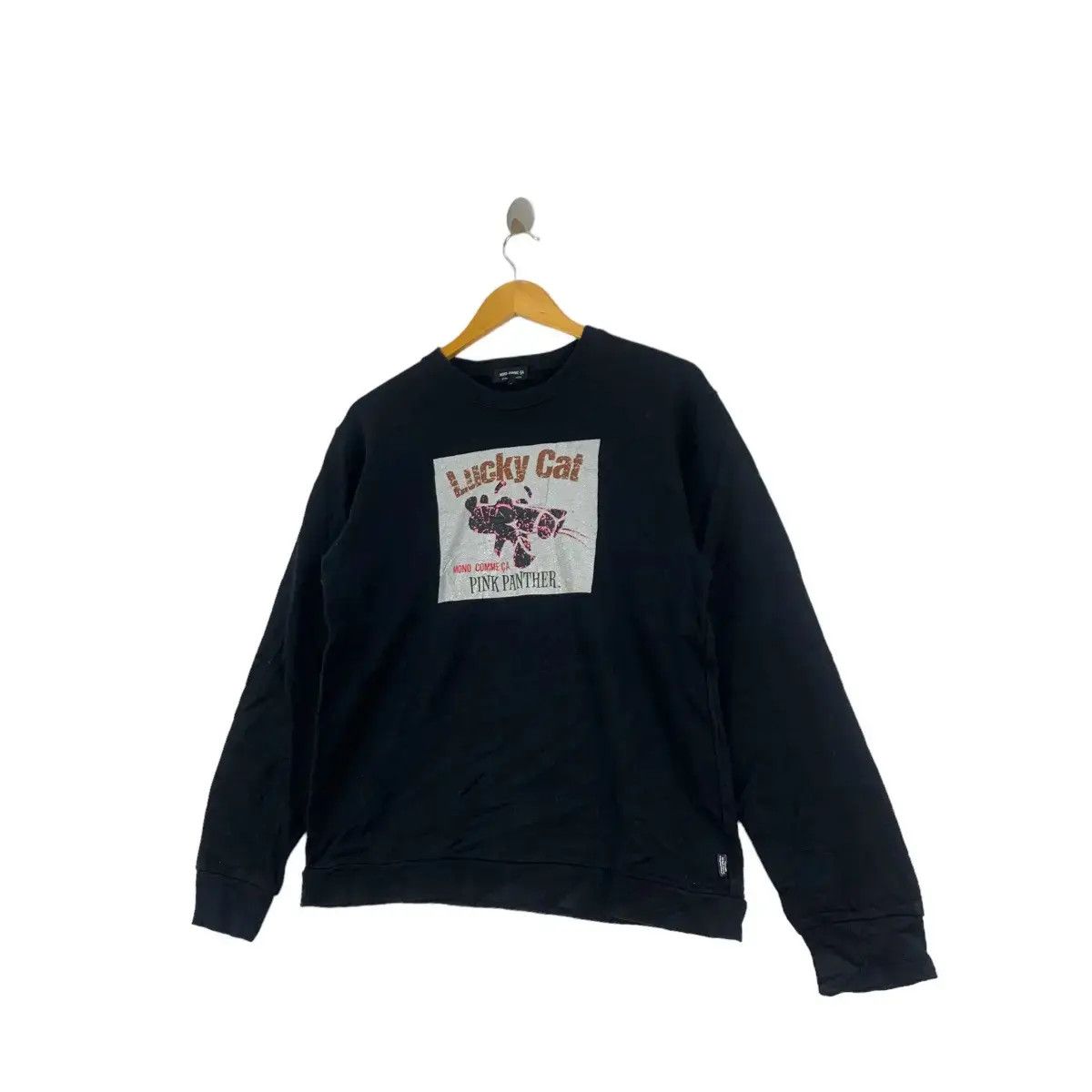 Vintage MONO COMME CA Pink Panther Print Japanese Brand Black Size US M / EU 48-50 / 2 - 5 Thumbnail