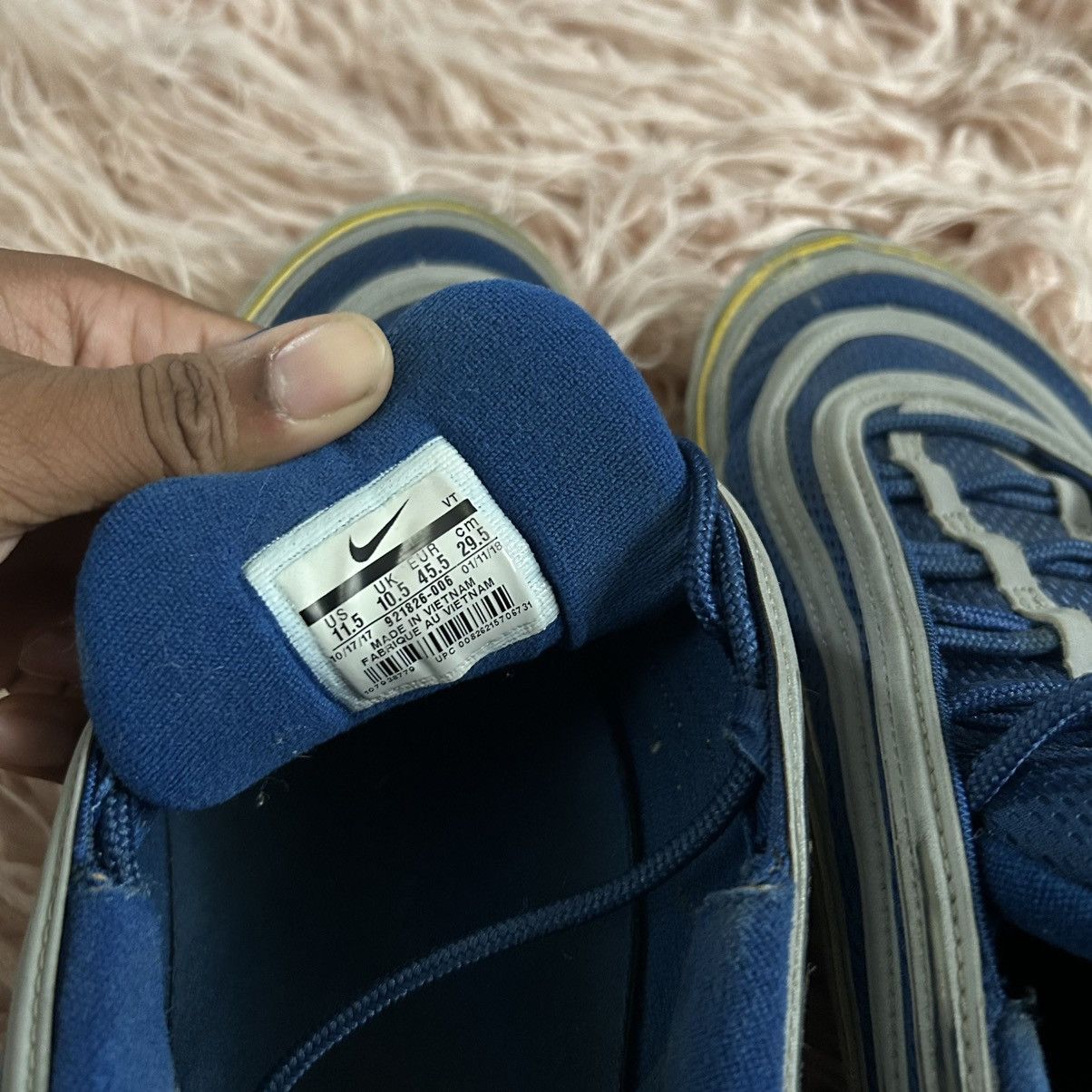 Nike × Vintage Nike Airmax 97' Michigan Size US 11.5 / EU 44-45 - 2 Thumbnail