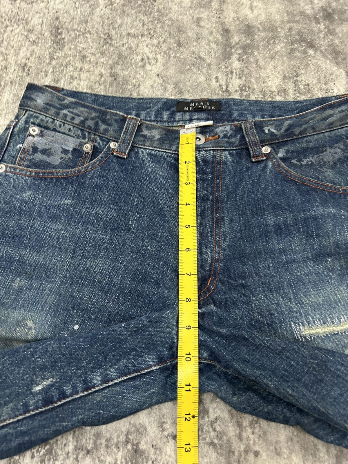 Japanese Brand Men’s Melrose Japanese Selvedge Paint Distressed Pants Size US 32 / EU 48 - 13 Thumbnail