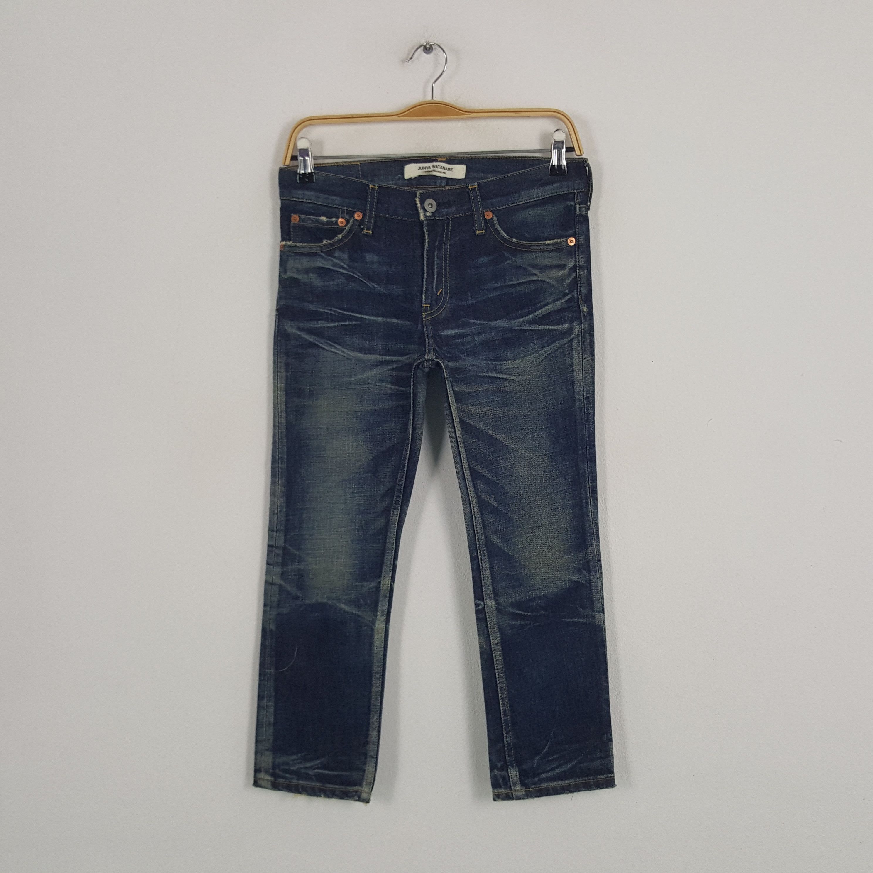 Comme des Garcons × Junya Watanabe × Vintage Vintage Comme des Garcons Japanese Designer Denim Jeans Size US 29 - 1 Thumbnail