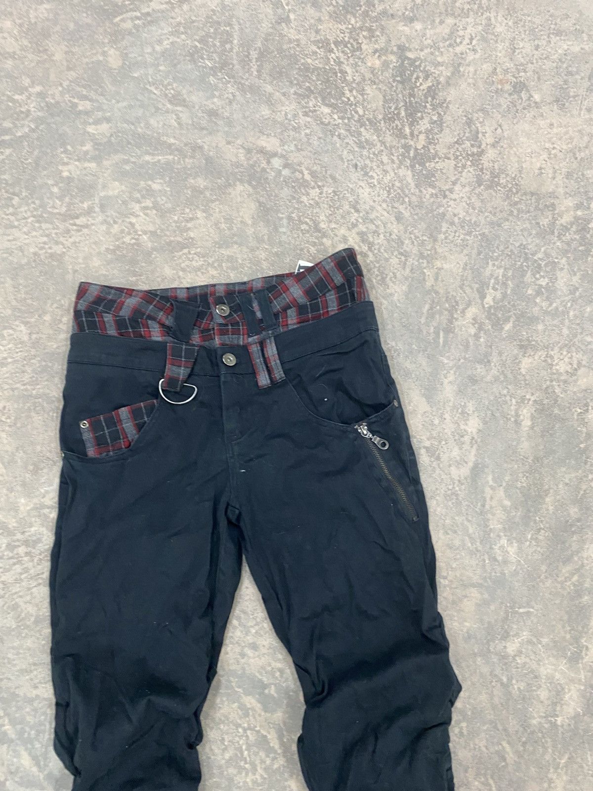 Le Grande Bleu (L.G.B.) 2000s -RagOut Wringkle Punk Skinny Pants Gothic Lgb Hysteric Size US 29 - 6 Thumbnail