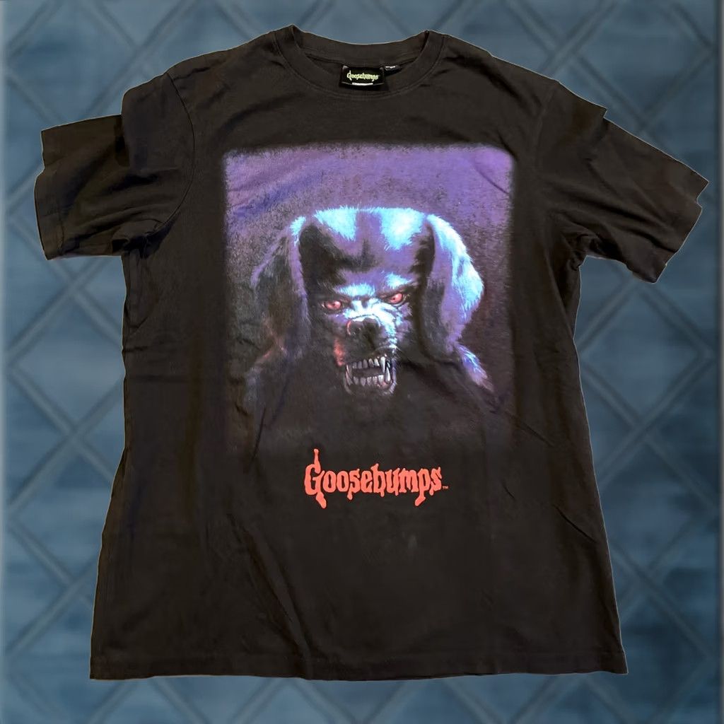 Vintage NWOT Rare Goosebumps X Scholastic Ghost Shirt Small Black Cotton 90s Horror Dog Logo Size US S / EU 44-46 / 1 - 1 Thumbnail